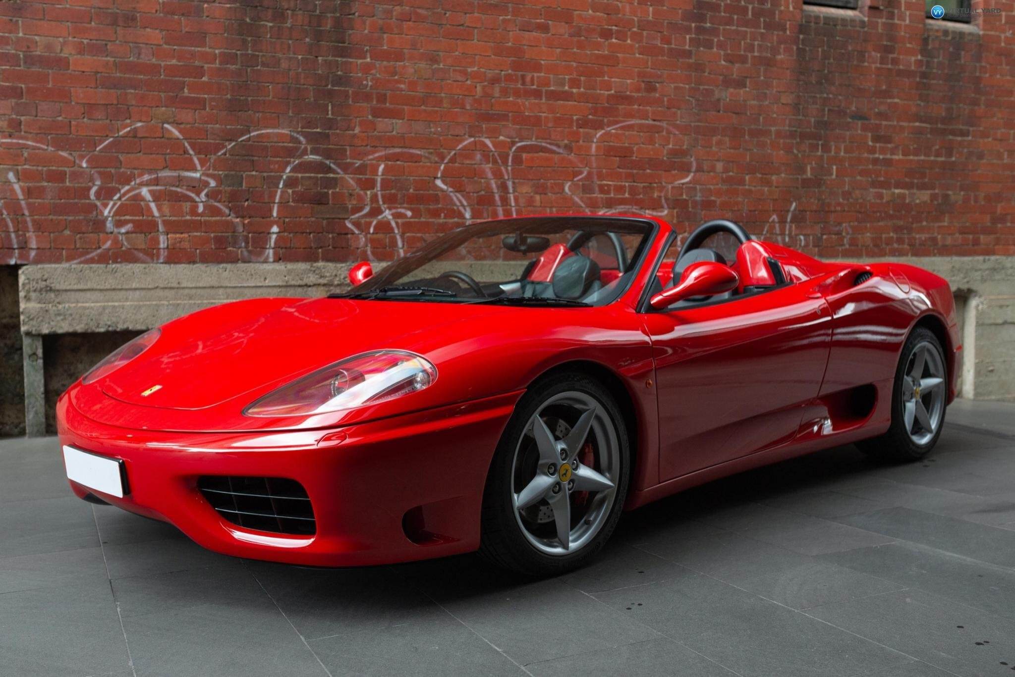 2003 Ferrari 360 Spider Convertible 2dr Man 6sp 3.6i 