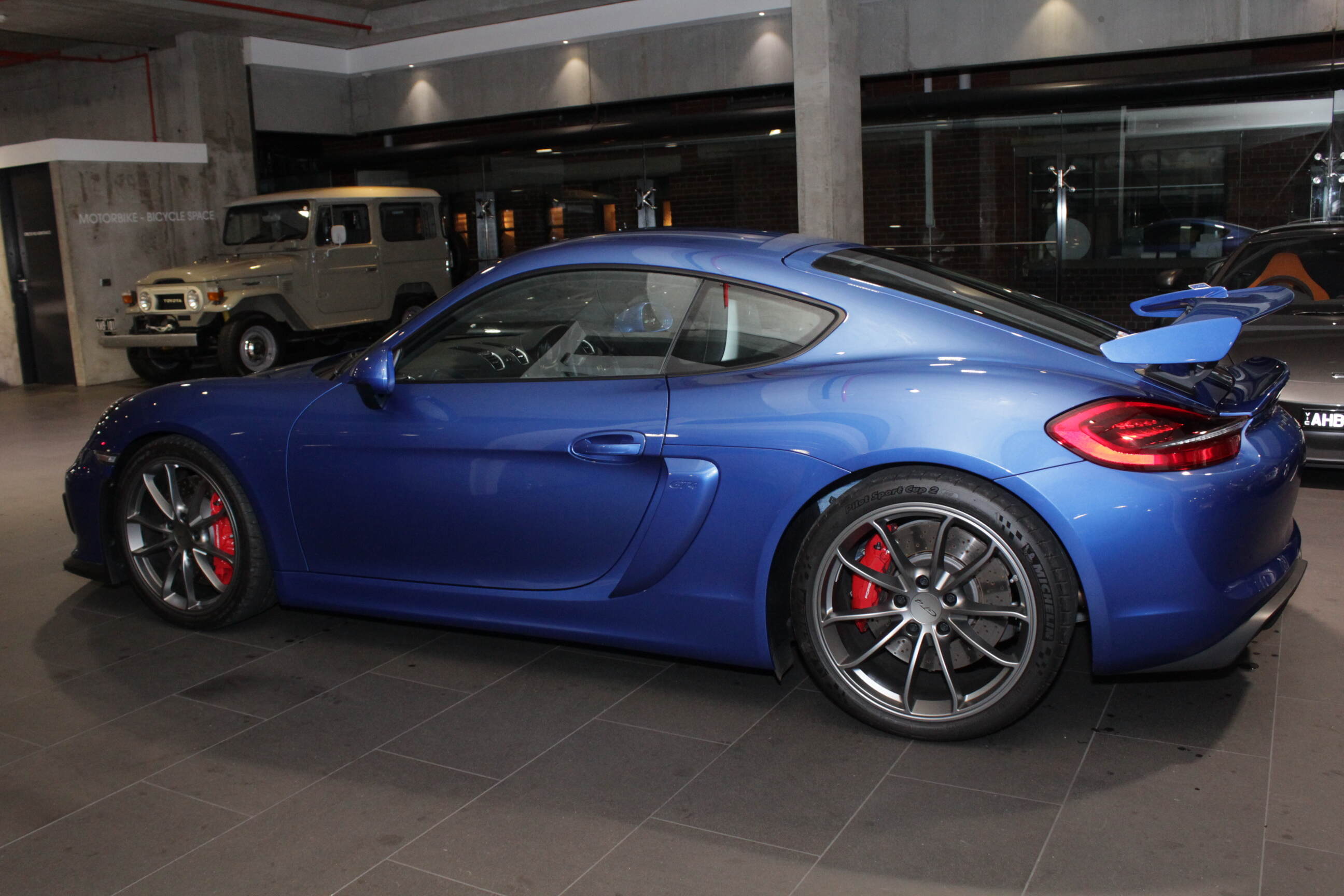 2015 Porsche Cayman 981 GT4 Coupe 2 door manual blue at Dutton Garage 41 Madden Grove Richmond 3121 Melbourne Victoria Australia Make Mine Rare Dutton Group