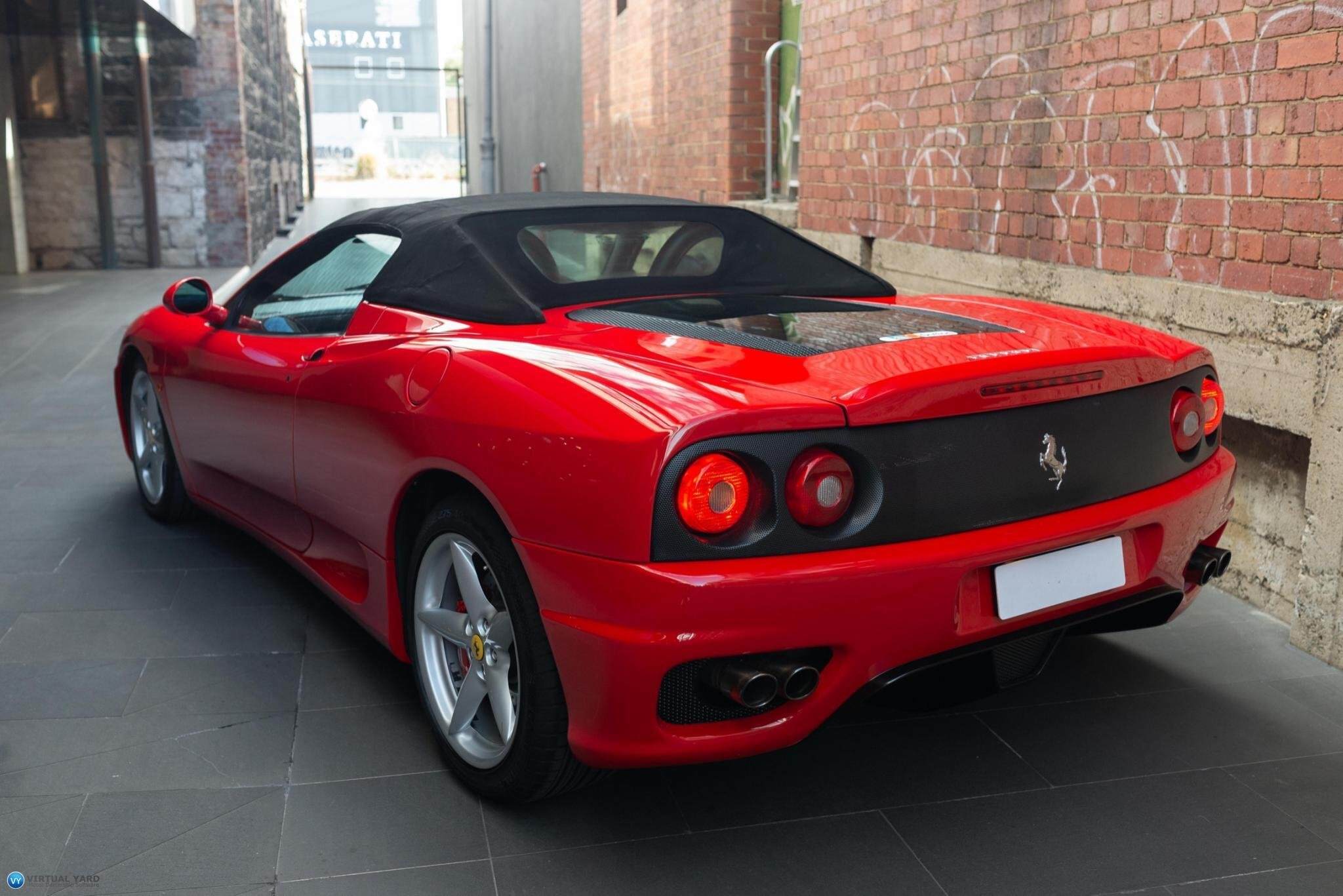 2003 Ferrari 360 Spider Convertible 2dr Man 6sp 3.6i 