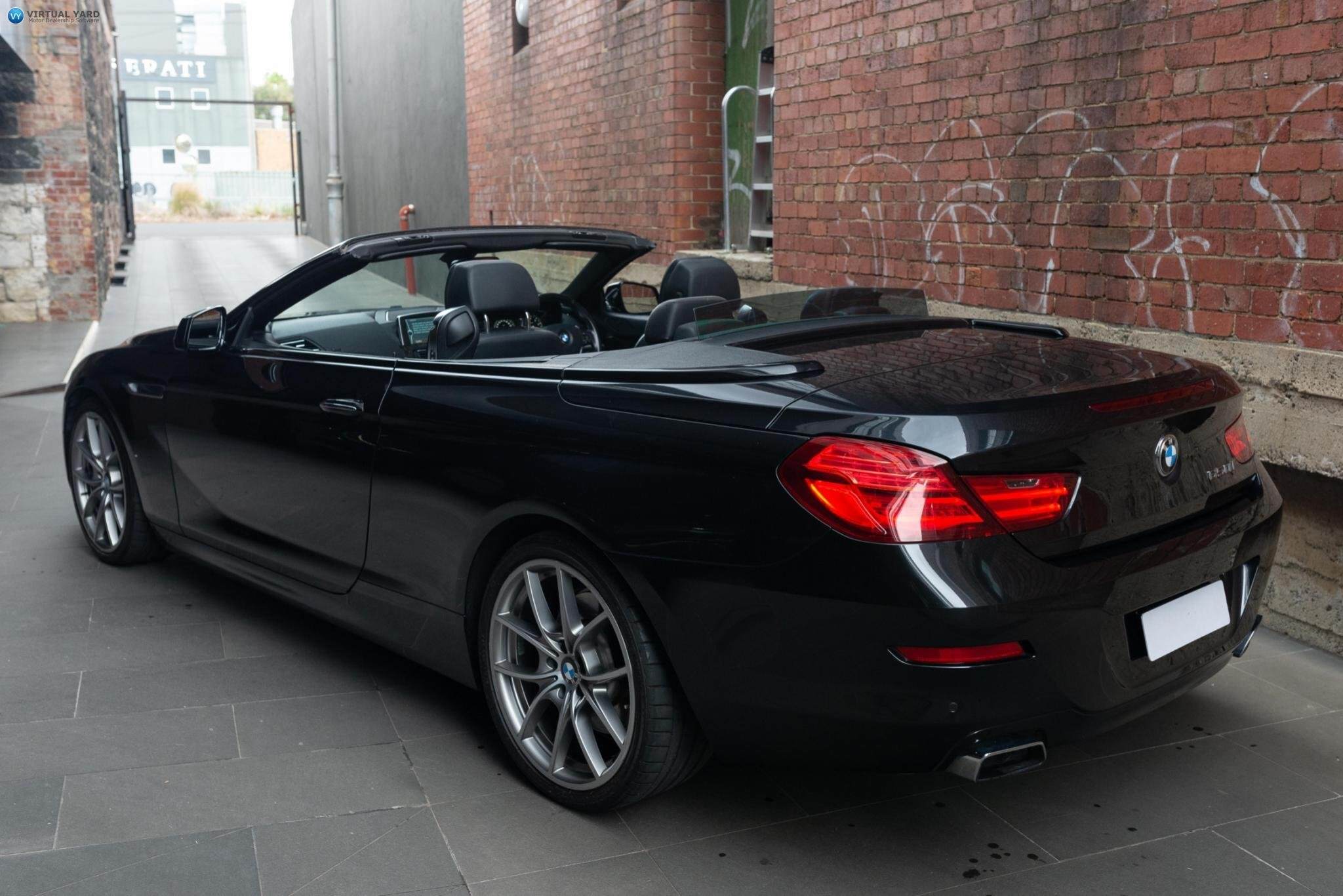 2011 BMW 6 Series F12 650i Convertible 2dr Steptronic 8sp 4.4TT [MY11] 