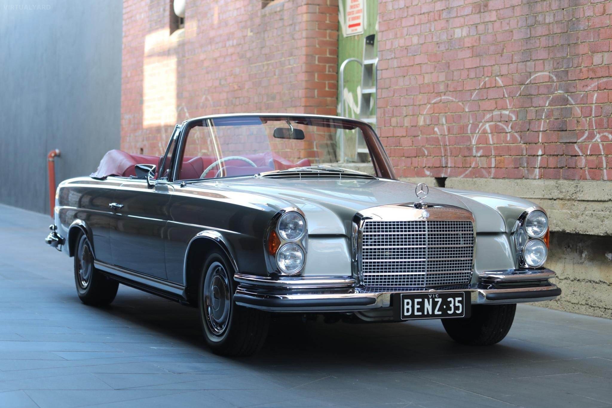 1971 Mercedes-Benz 280SE W111 3.5 Convertible 2dr Auto 4sp 3.5i 