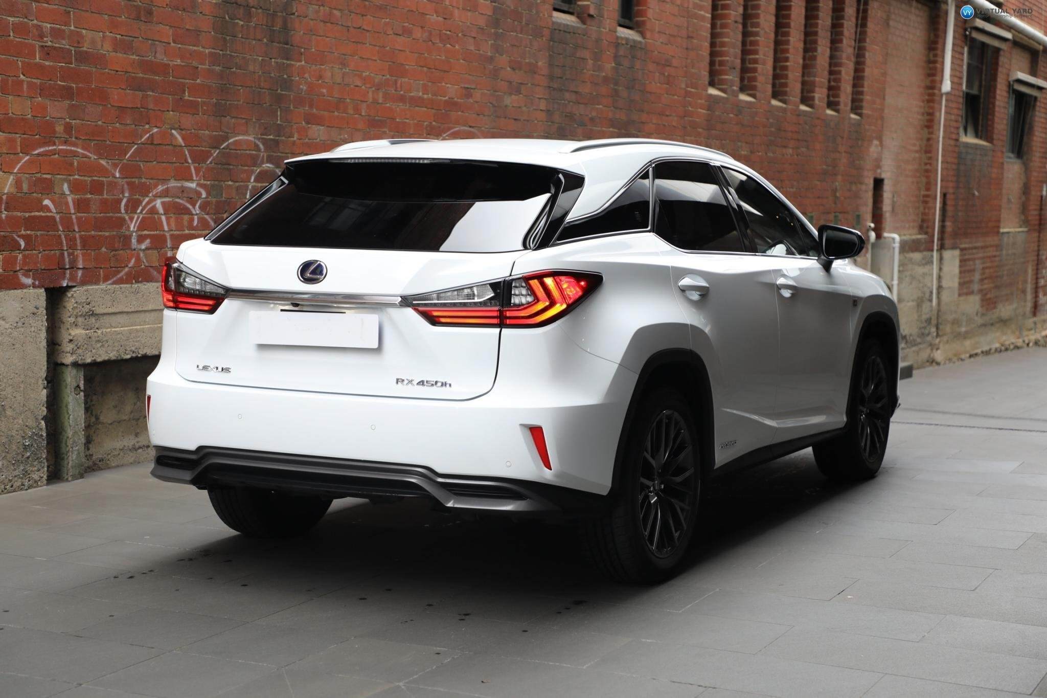 2017 Lexus RX GYL25R RX450h F Sport Wagon 5dr CVT 6sp, 4x4 3.5i Hybrid 