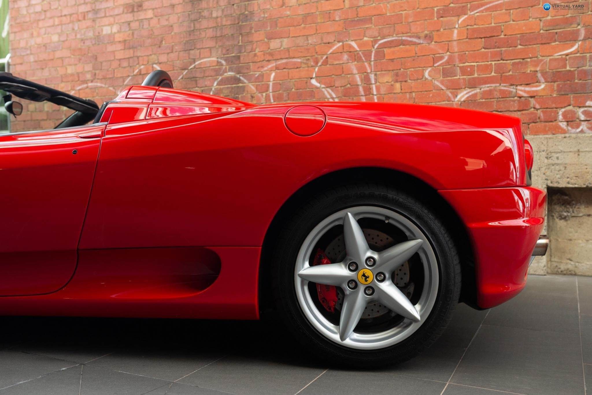 2003 Ferrari 360 Spider Convertible 2dr Man 6sp 3.6i 