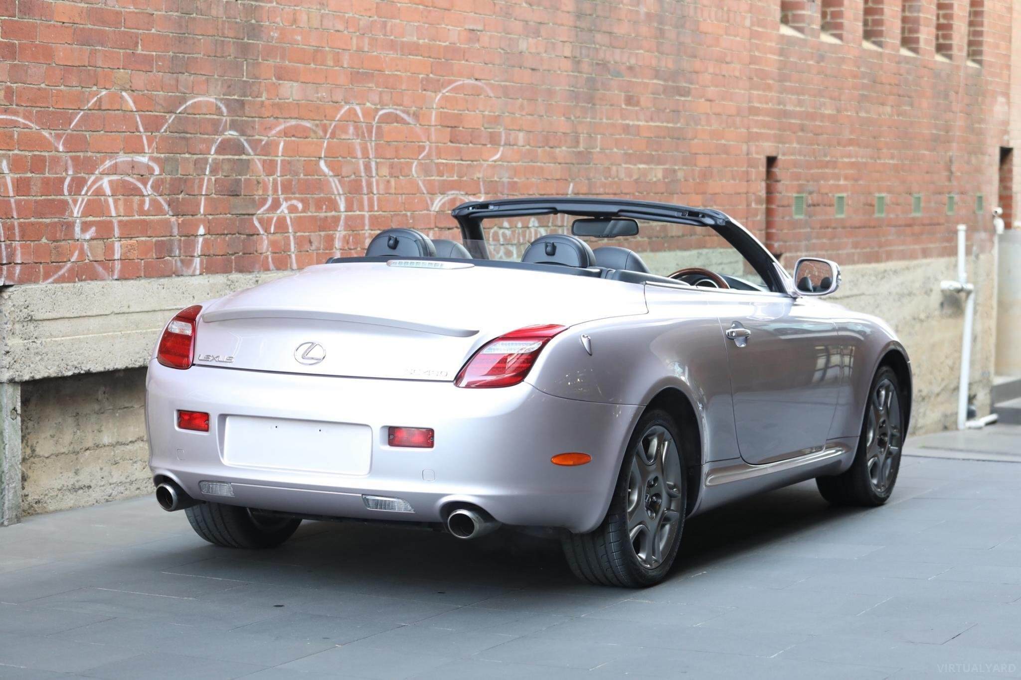 2008 Lexus SC UZZ40R SC430 Convertible 2dr Spts Auto 6sp, 4.3i [MY07] 