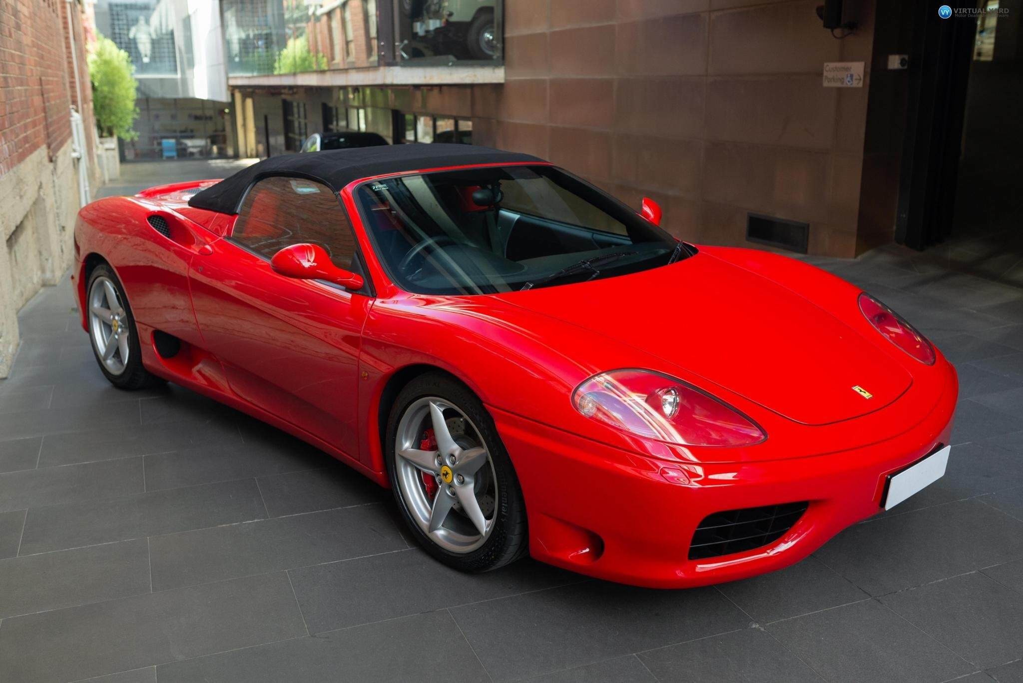 2003 Ferrari 360 Spider Convertible 2dr Man 6sp 3.6i 