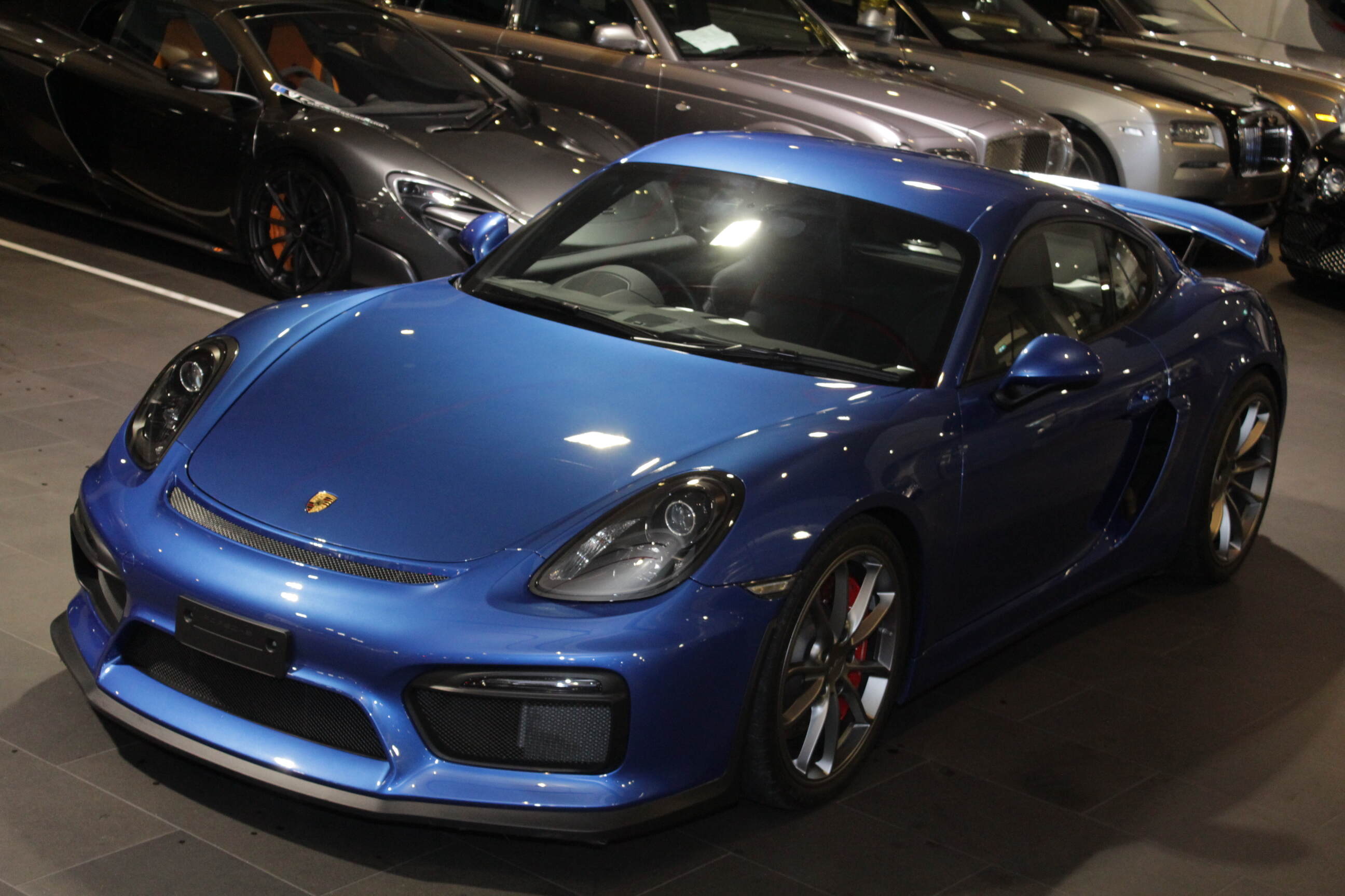 2015 Porsche Cayman 981 GT4 Coupe 2 door manual blue at Dutton Garage 41 Madden Grove Richmond 3121 Melbourne Victoria Australia Make Mine Rare Dutton Group