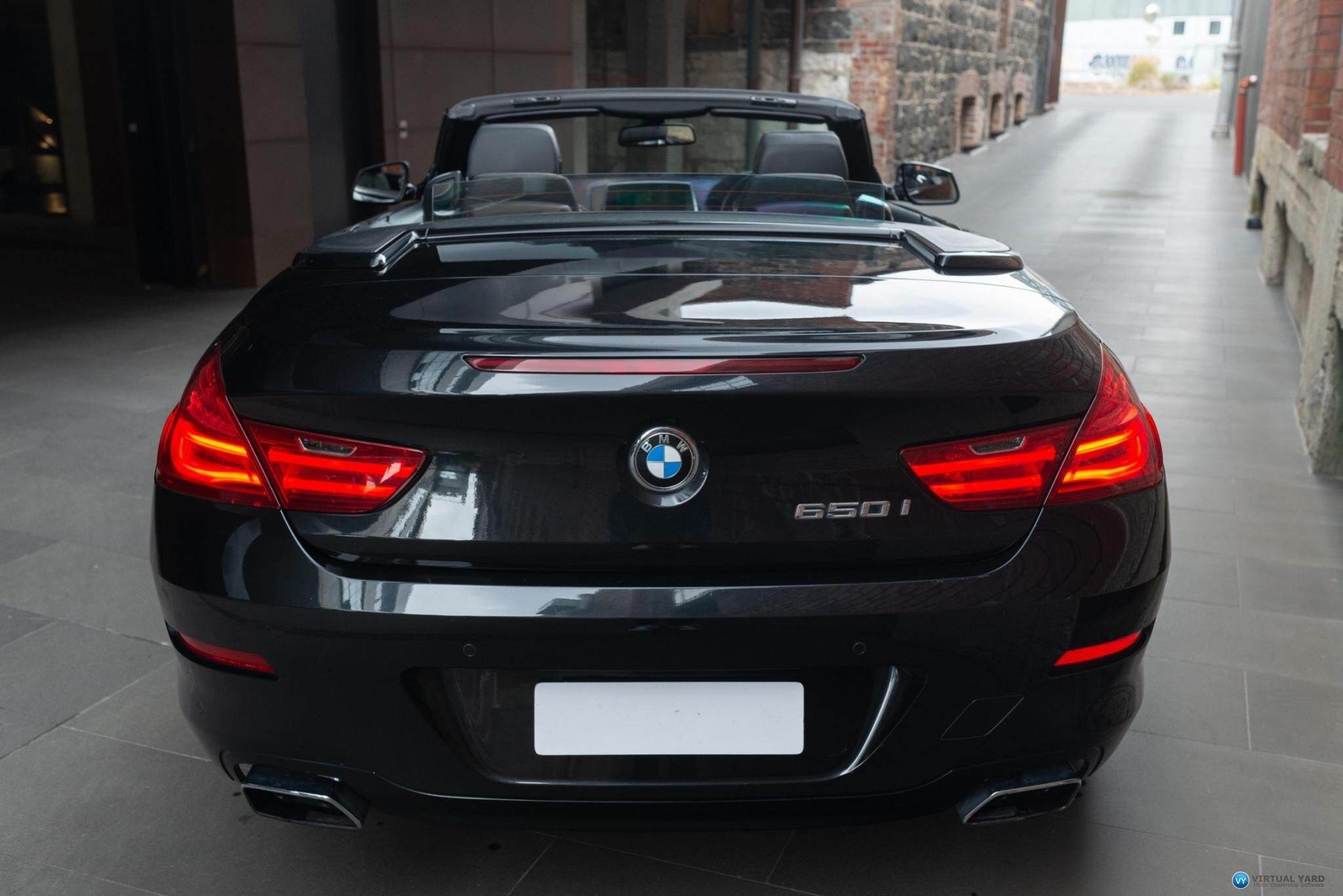 2011 BMW 6 Series F12 650i Convertible 2dr Steptronic 8sp 4.4TT [MY11] 