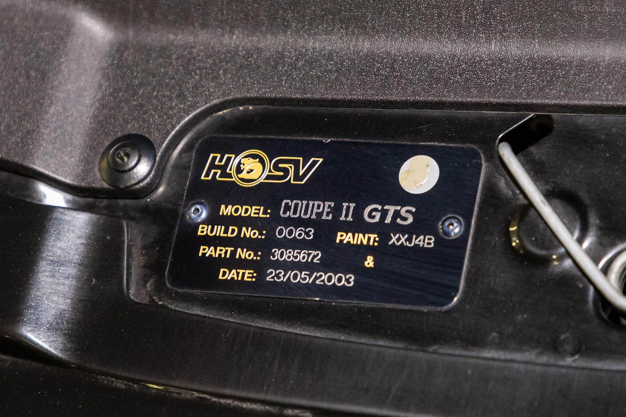 2003 Holden Special Vehicles GTS Coupe II 