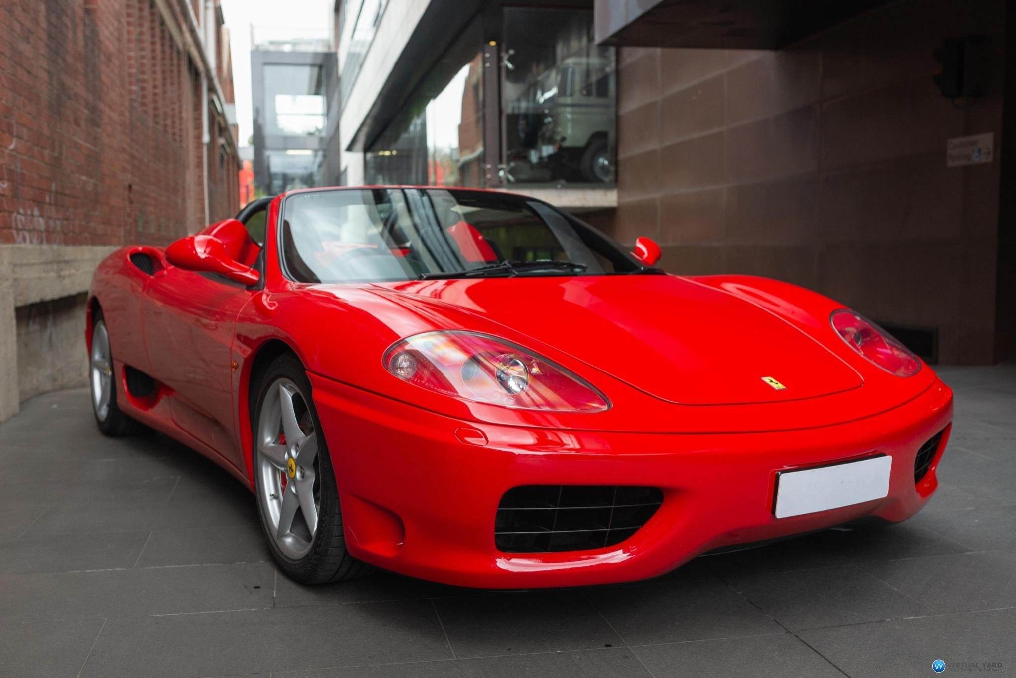 2003 Ferrari 360 Spider Convertible 2dr Man 6sp 3.6i 