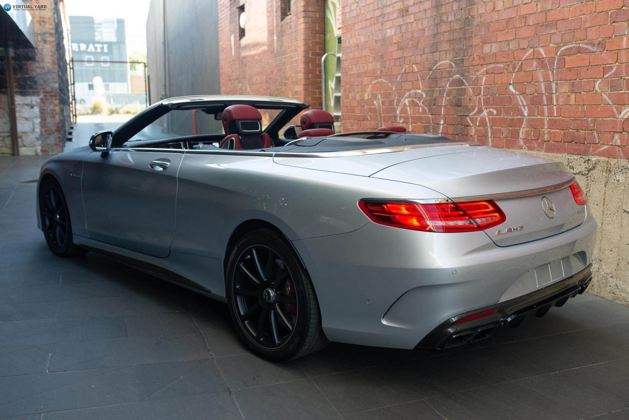 2016 Mercedes-Benz S63 A217 AMG Cabriolet 2dr SPEEDSHIFT MCT 7sp 5.5TT [Oct] 