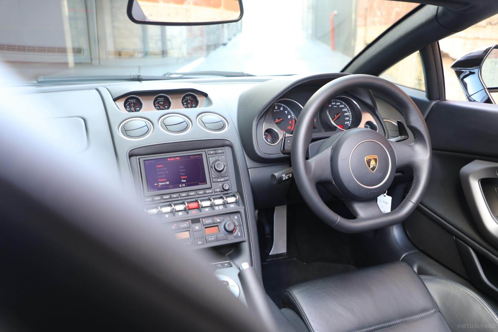 2011 Lamborghini Gallardo L140 LP560-4 Spyder 2dr E-Gear 6sp AWD 5.2i 