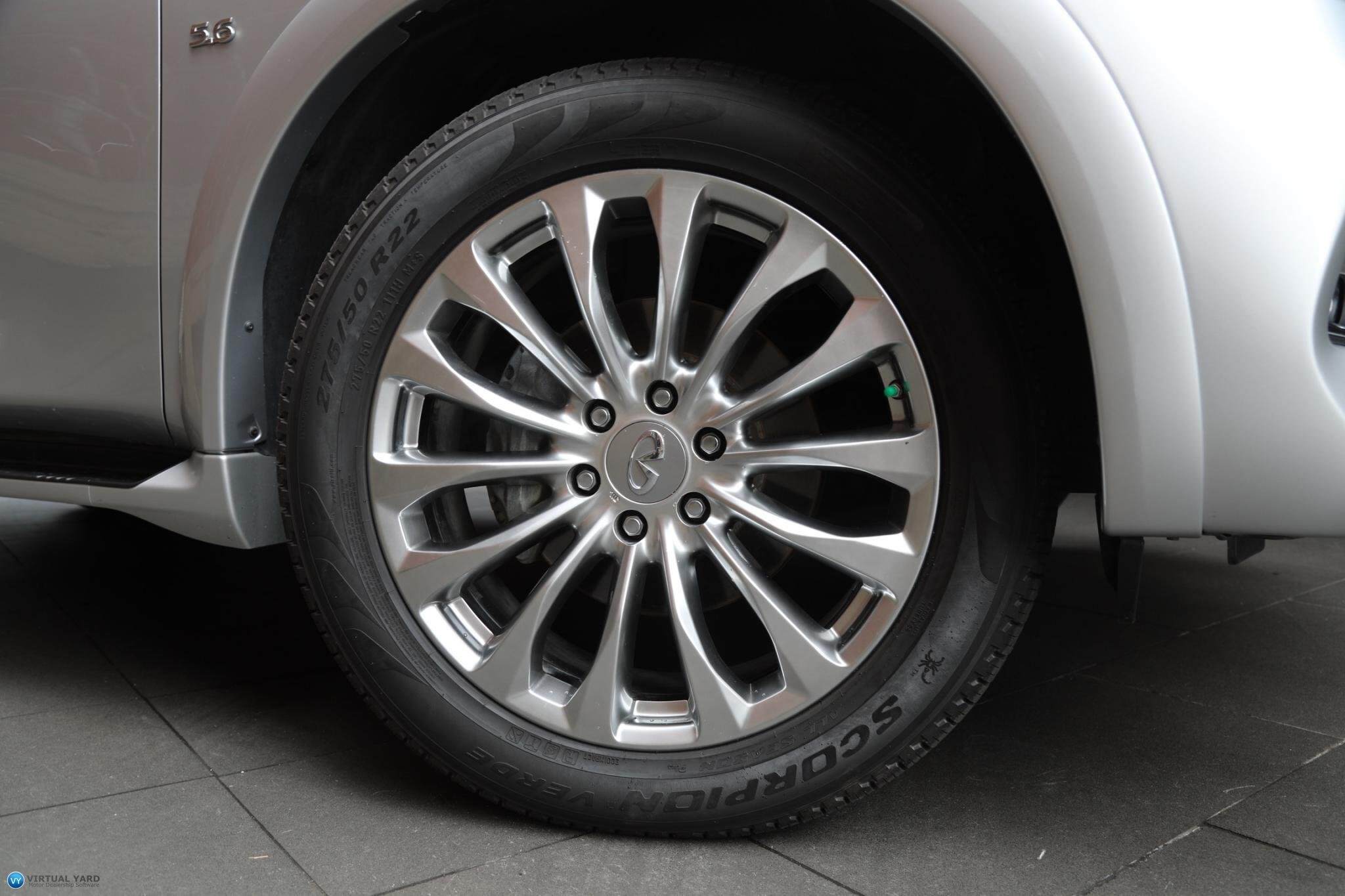 2017 INFINITI QX80 Z62 S Premium Wagon 8st 5dr Spts Auto 7sp 4x4 5.6i 