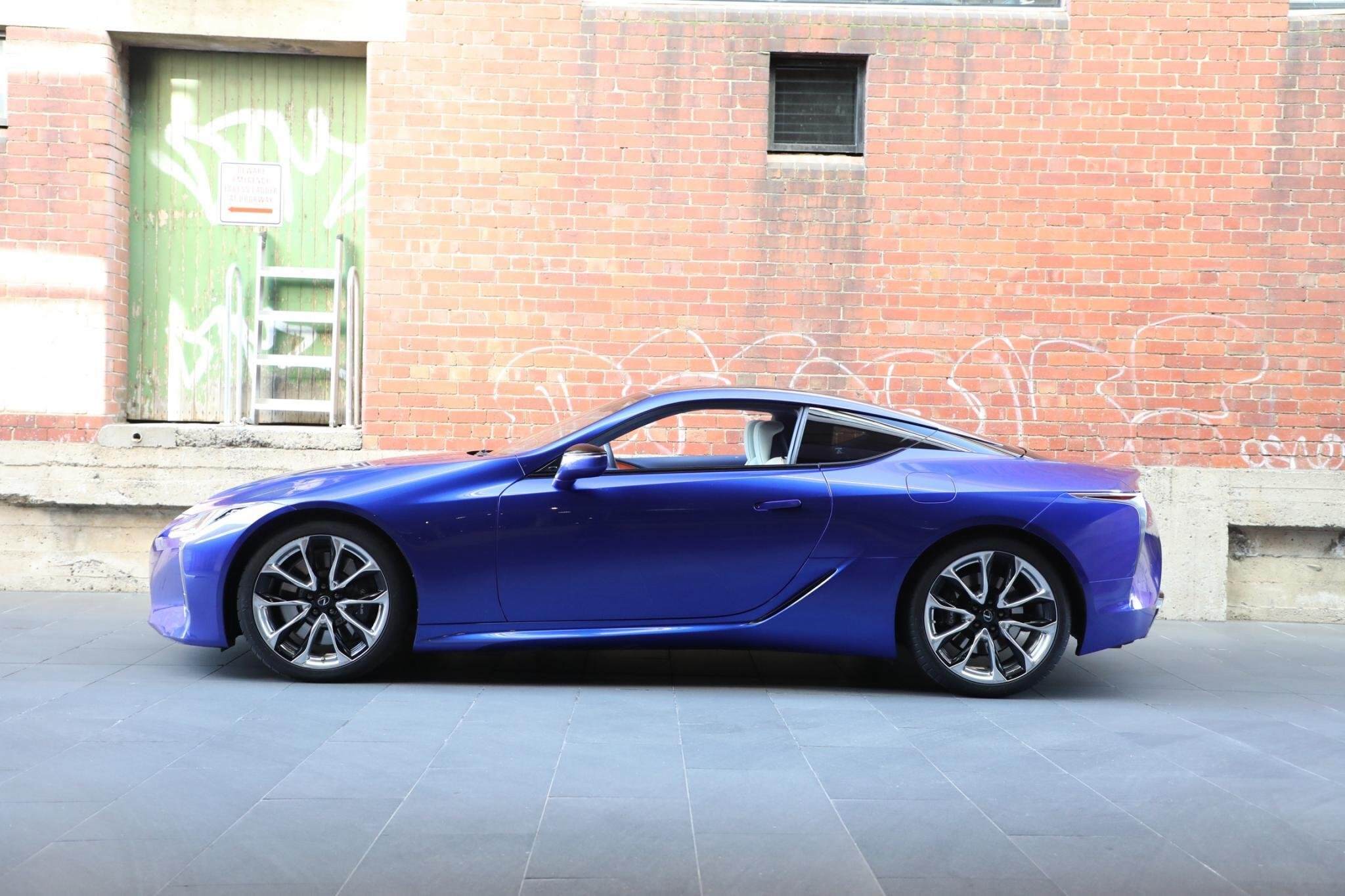 2018 Lexus LC URZ100R LC500 Morphic Blue Coupe 2dr Spts Auto 10sp, 5.0i 