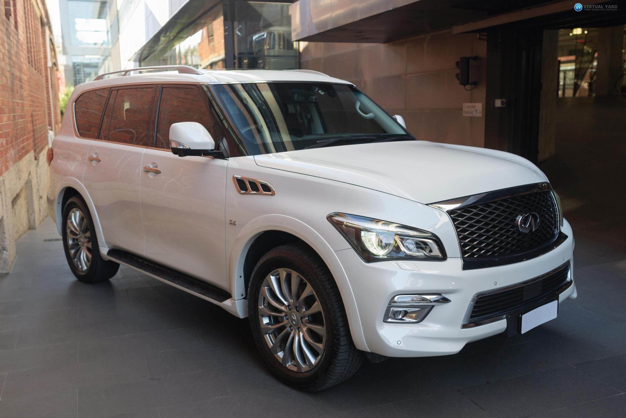 2015 INFINITI QX80 Z62 S Premium Wagon 8st 5dr Spts Auto 7sp 4x4 5.6i [Apr] 