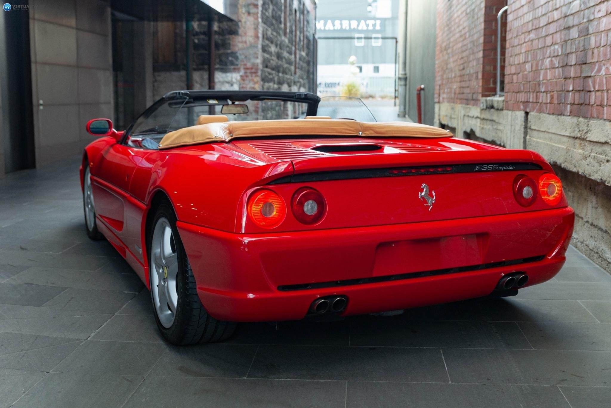 1999 Ferrari F355 Spider Convertible 2dr Man 6sp 3.5i 