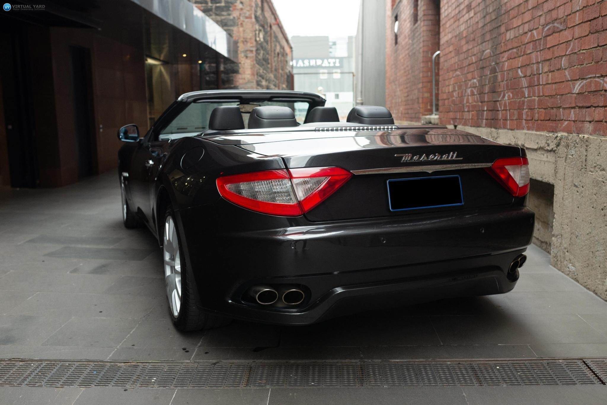 2011 Maserati GranCabrio M145 Cabriolet 2dr Spts Auto 6sp 4.7i 