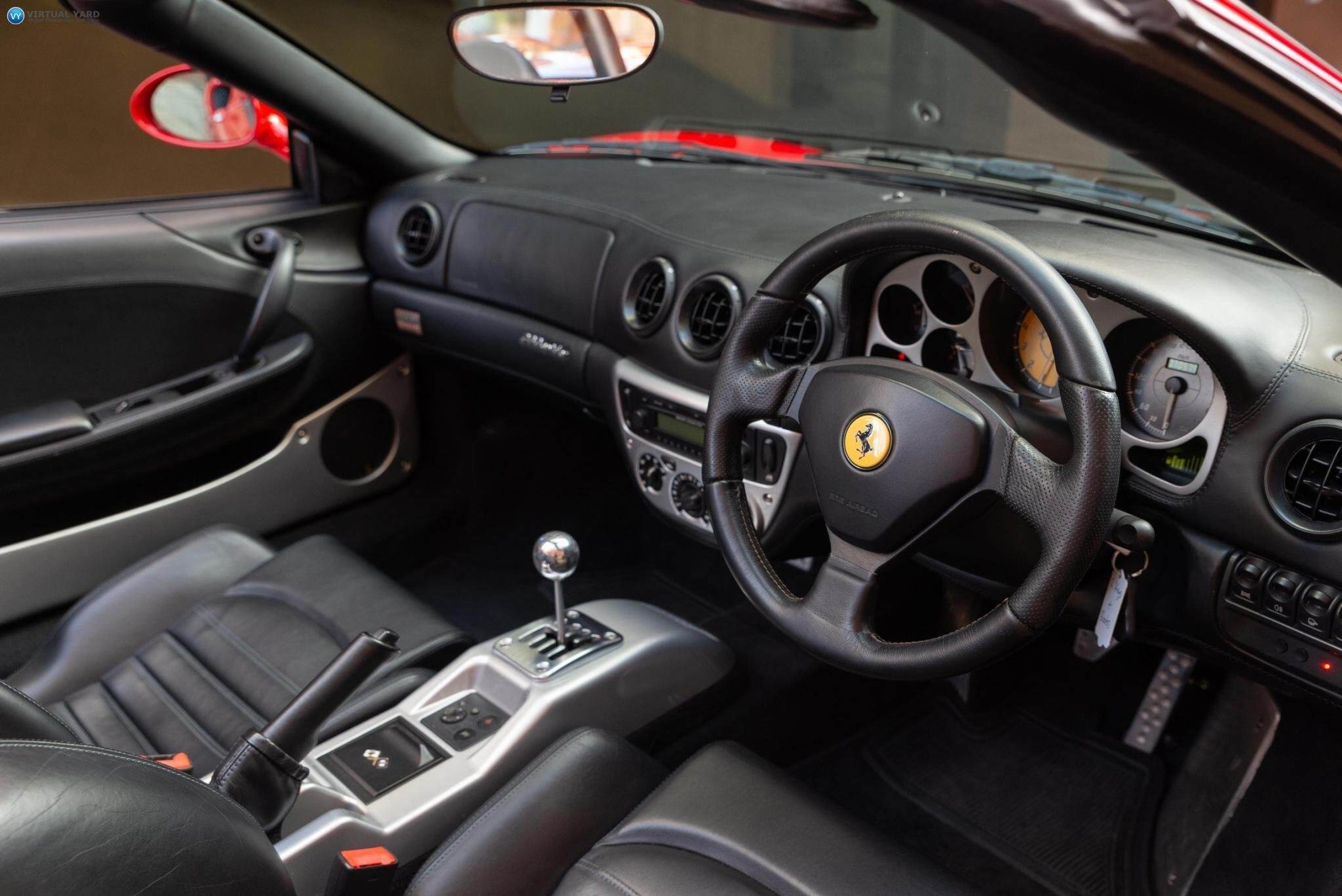 2003 Ferrari 360 Spider Convertible 2dr Man 6sp 3.6i 