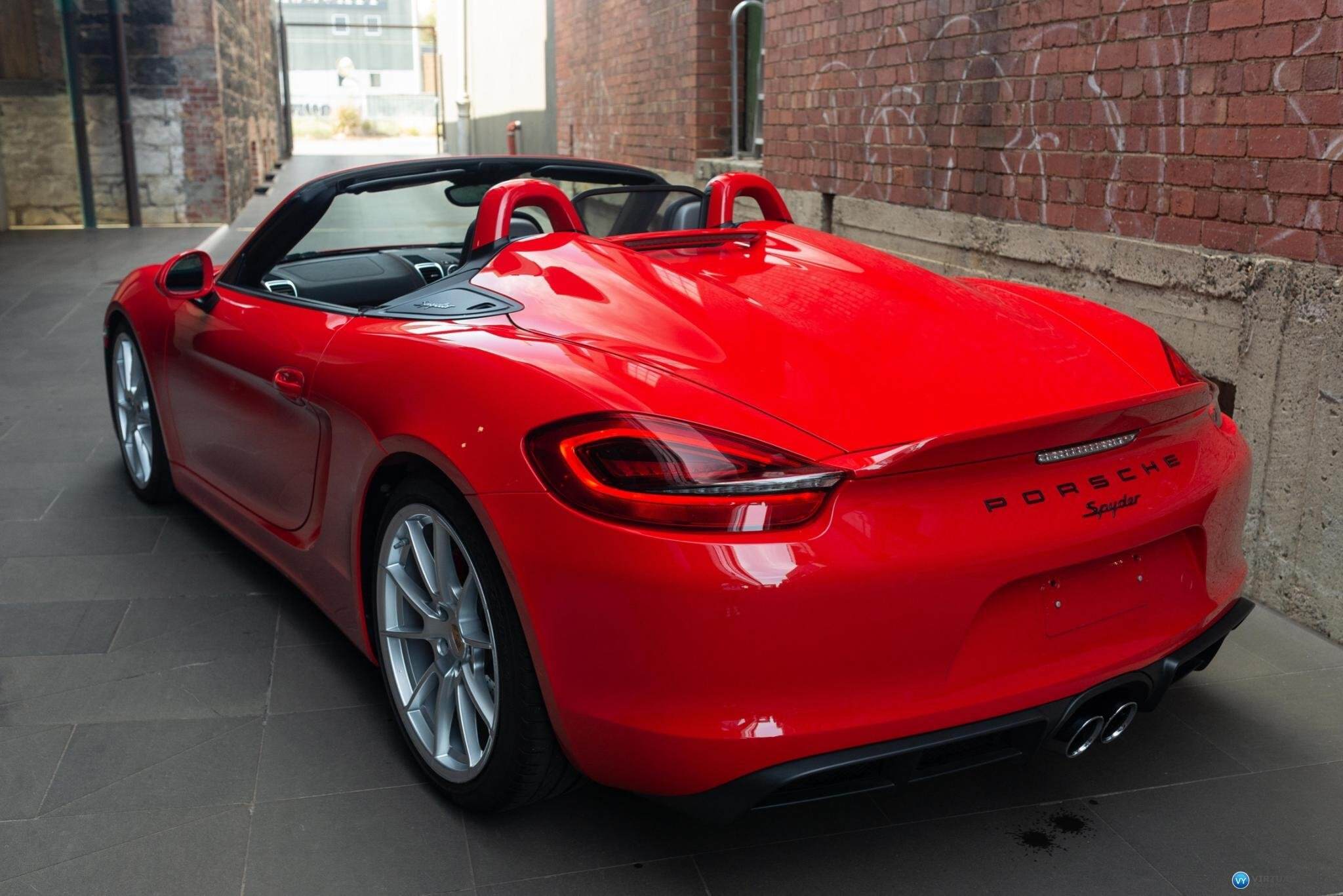 2016 Porsche Boxster 981 Spyder 2dr Man 6sp 3.8i [MY16] 