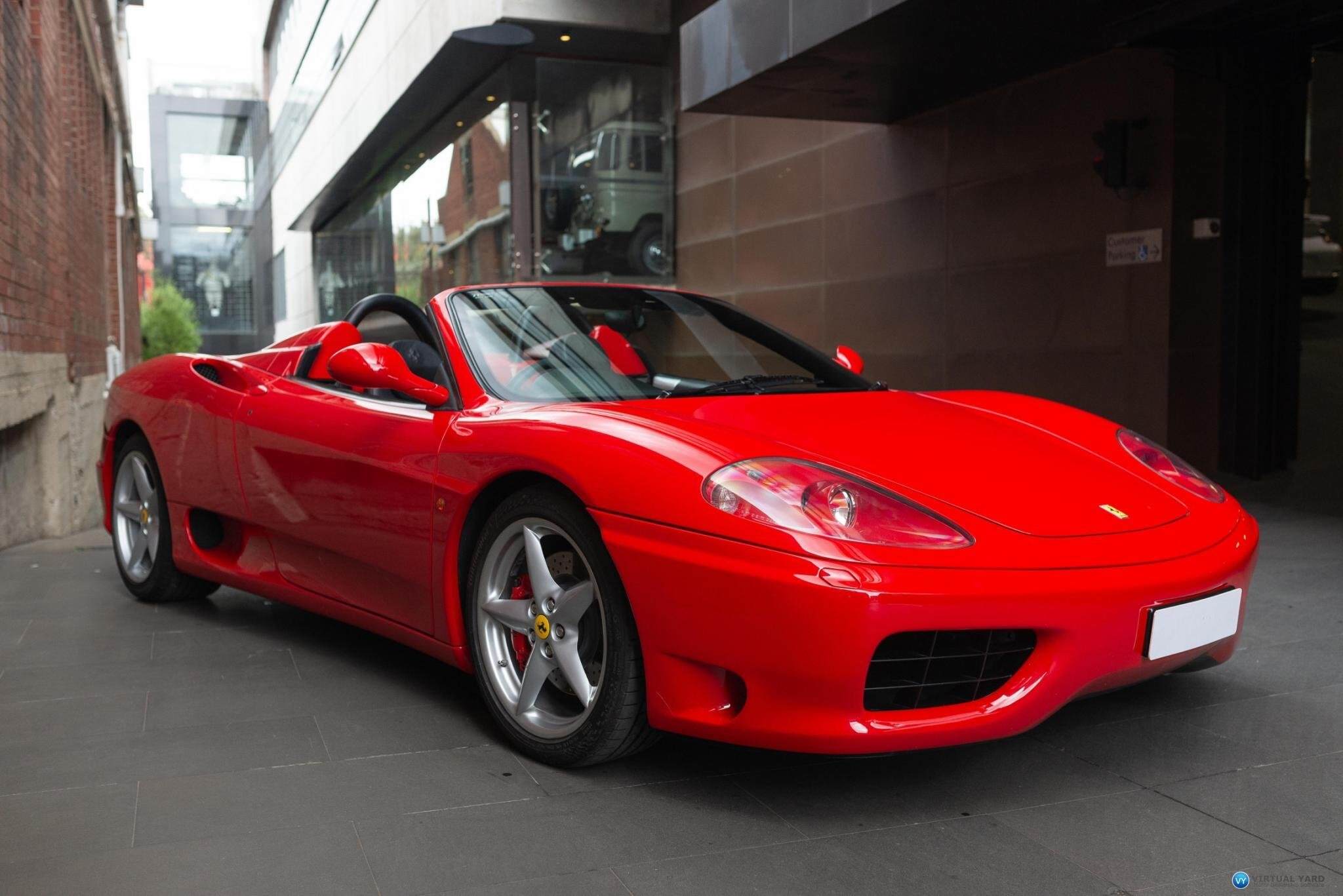 2003 Ferrari 360 Spider Convertible 2dr Man 6sp 3.6i 