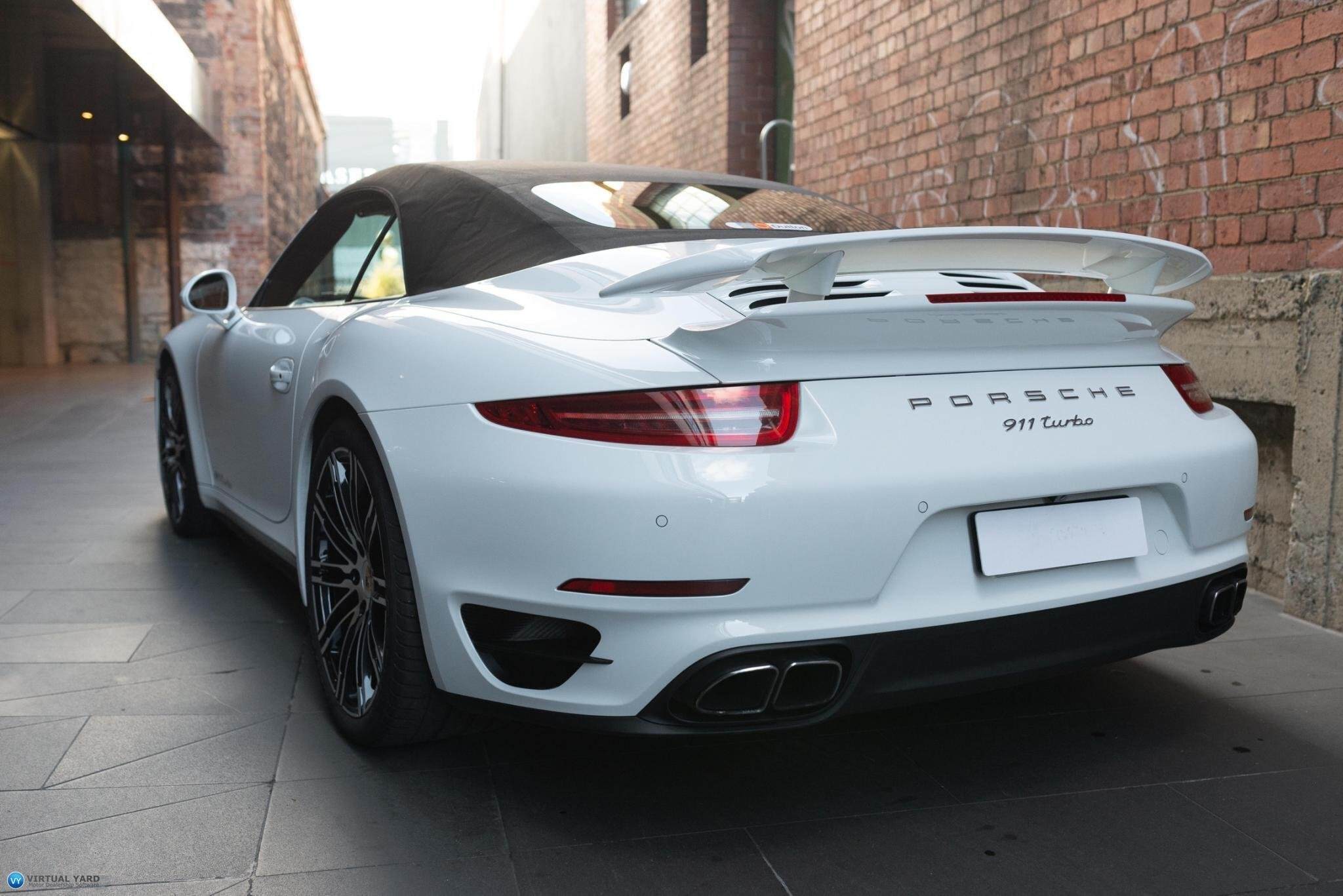 2014 Porsche 911 991 Turbo Cabriolet 2dr PDK 7sp AWD 3.8TT [MY14] 