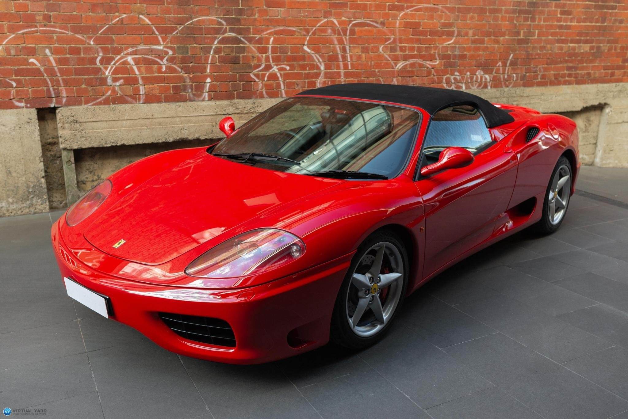2003 Ferrari 360 Spider Convertible 2dr Man 6sp 3.6i 