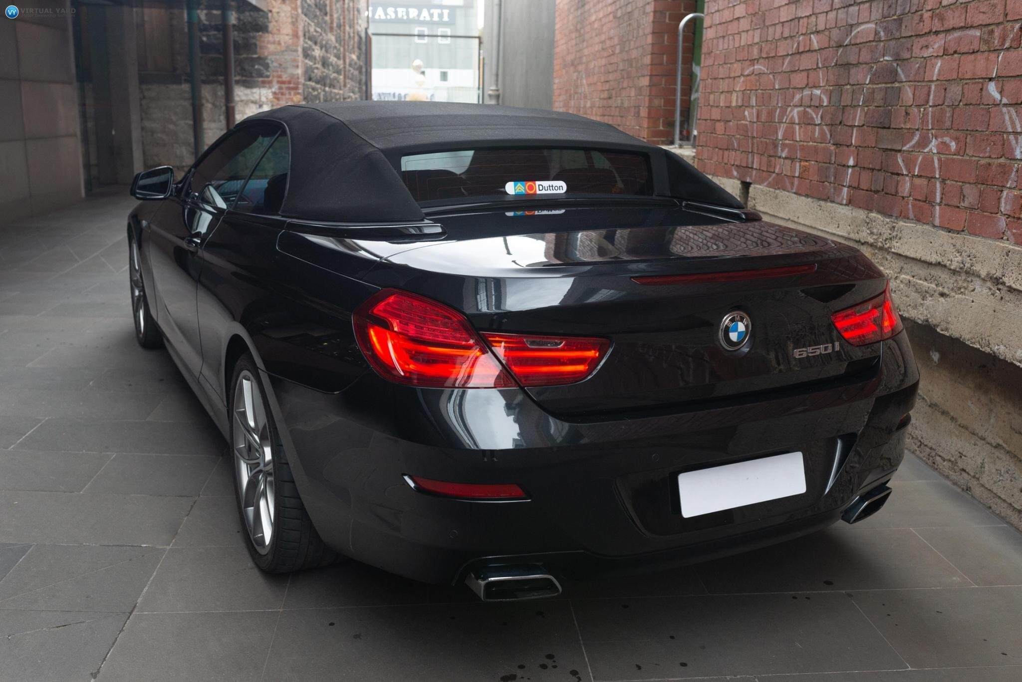 2011 BMW 6 Series F12 650i Convertible 2dr Steptronic 8sp 4.4TT [MY11] 