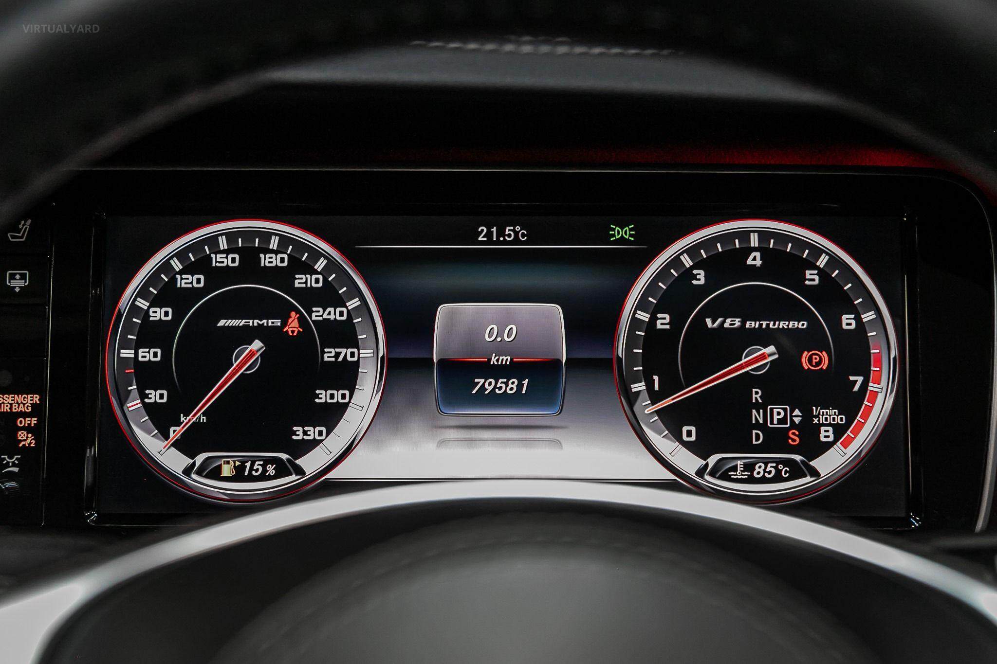 2015 Mercedes-Benz S-Class W222 S63 AMG Sedan 4dr SPEEDSHIFT MCT 7sp 5.5TT [Jun] 