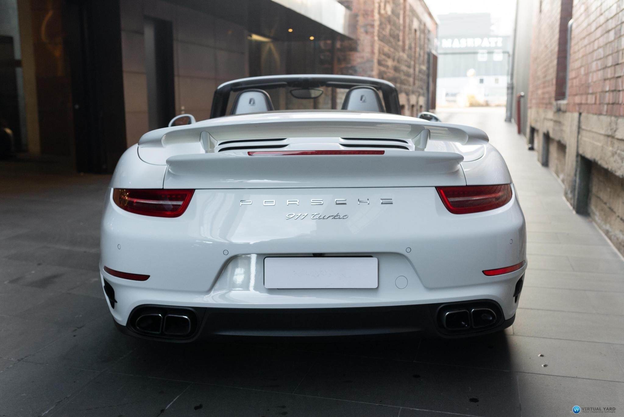 2014 Porsche 911 991 Turbo Cabriolet 2dr PDK 7sp AWD 3.8TT [MY14] 