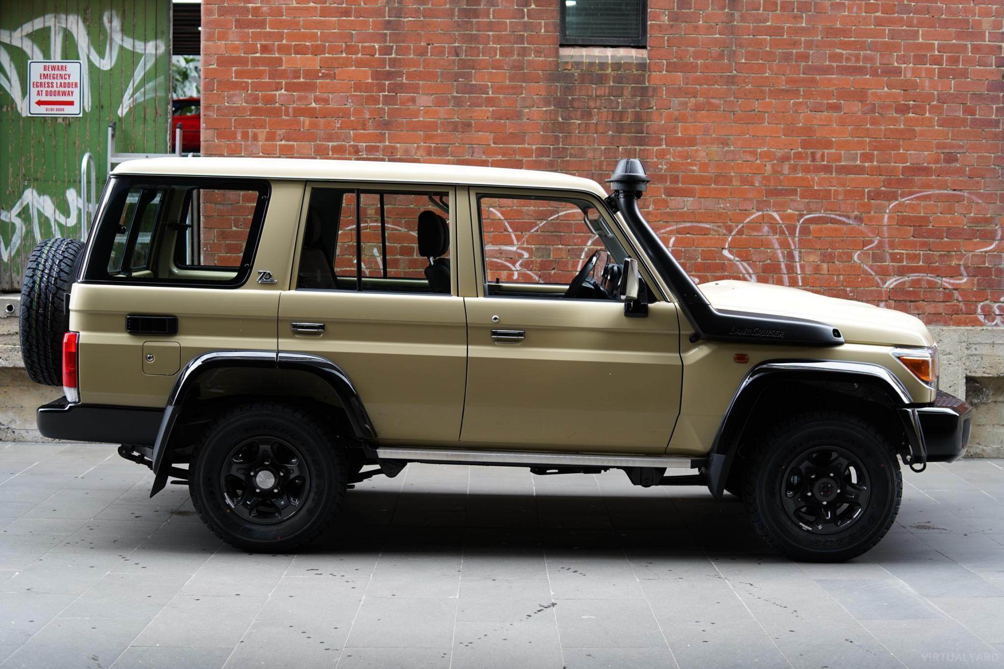 2021 Toyota Landcruiser VDJ76R 70th Anniversary Special Edition Wagon 5dr Man 5sp, 4x4 4.5DT 