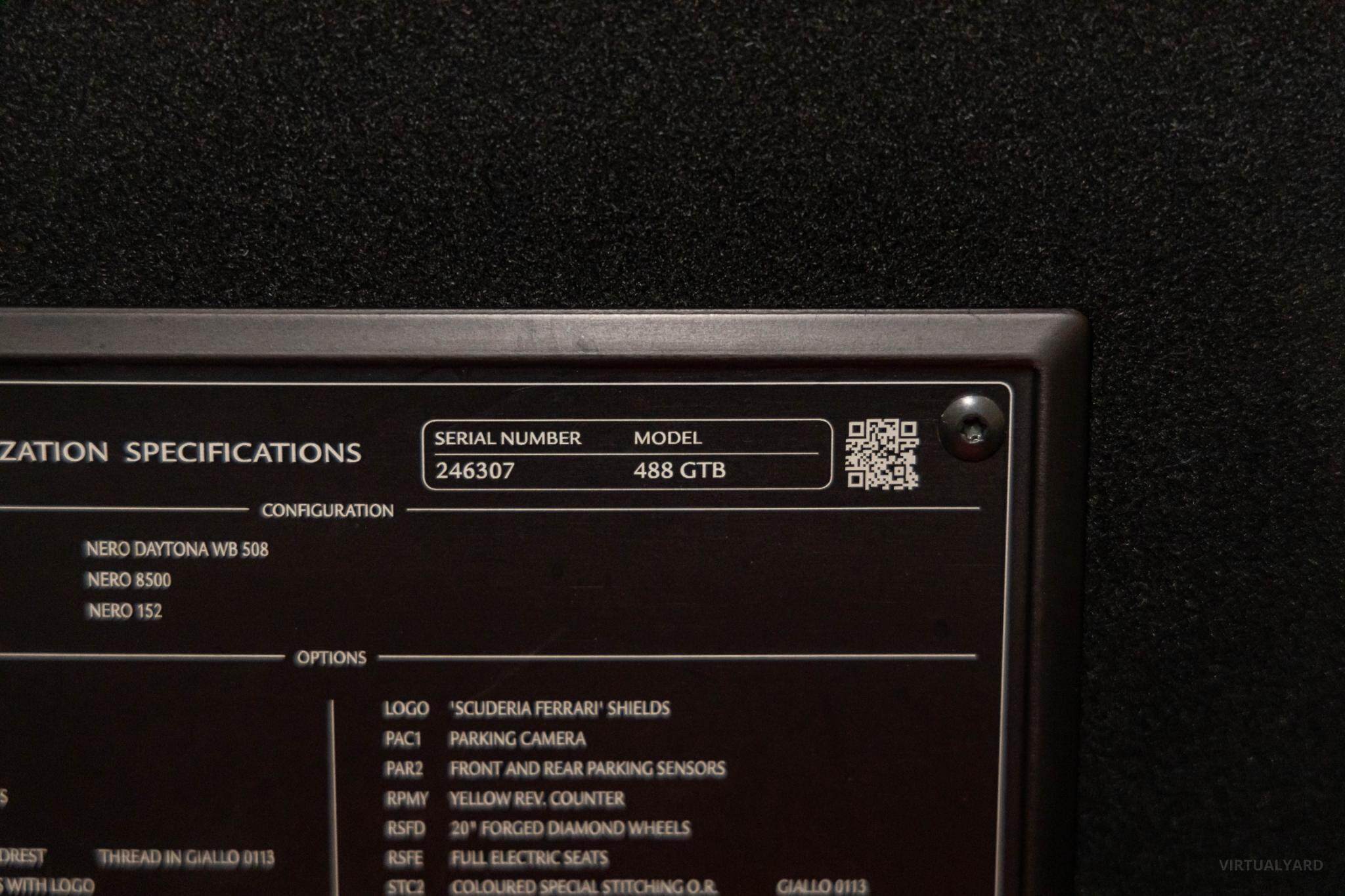 2019 Ferrari 488 GTB F142 Coupe 2dr DCT 7sp 3.9TT 