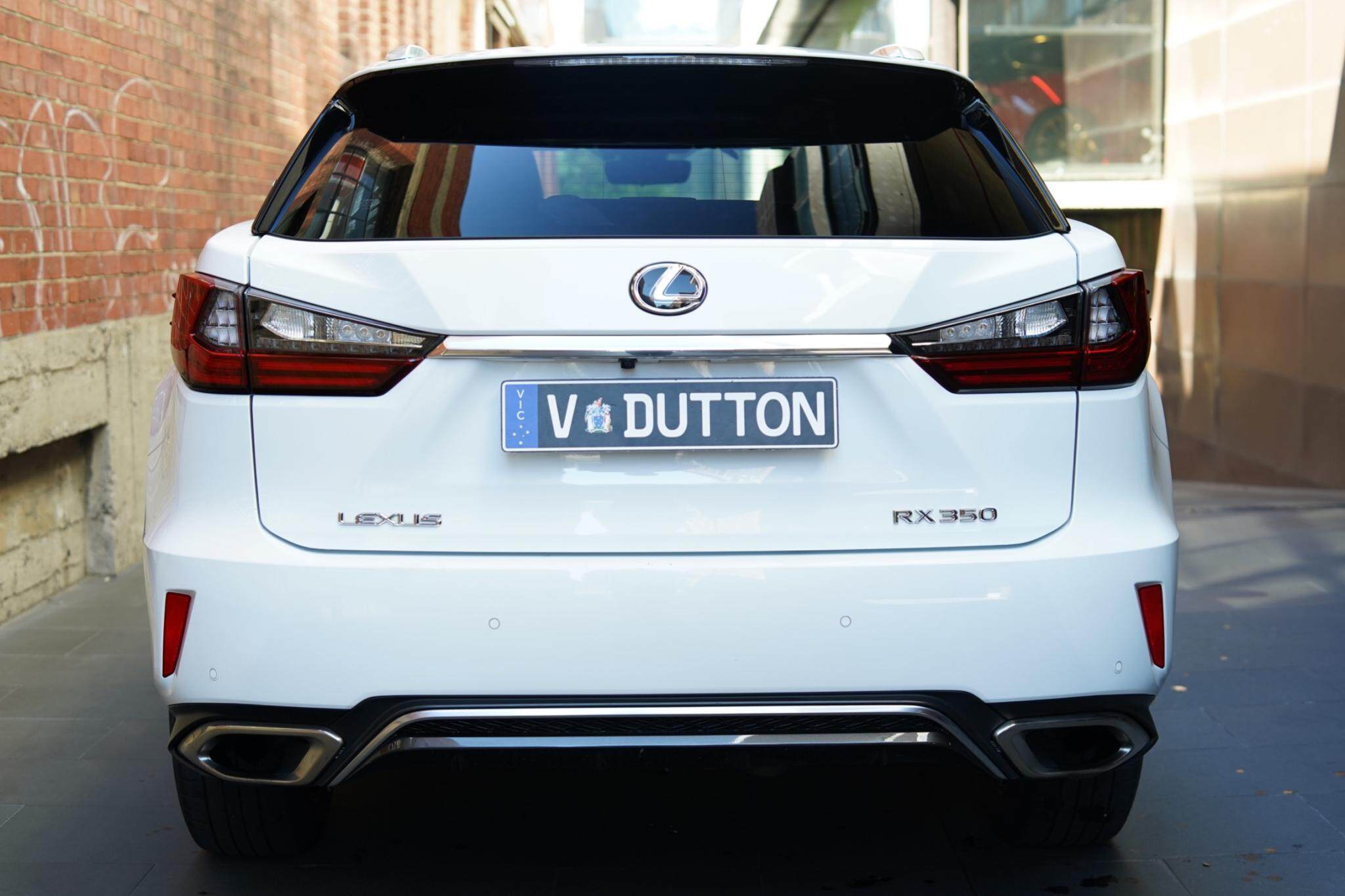 2016 Lexus RX GGL25R RX350 F Sport Wagon 5dr Spts Auto 8sp, 4x4 3.5i 