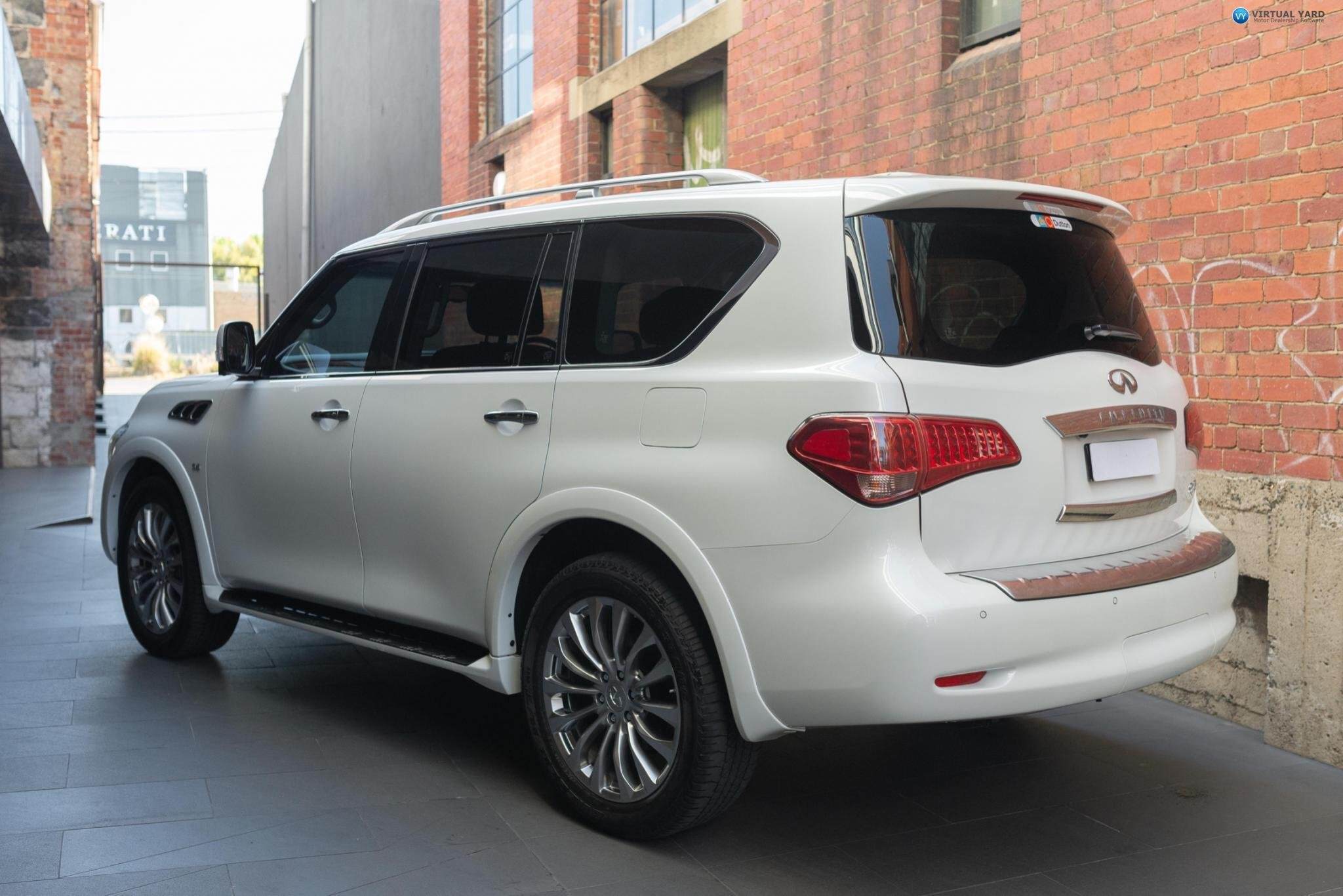2015 INFINITI QX80 Z62 S Premium Wagon 8st 5dr Spts Auto 7sp 4x4 5.6i [Apr] 