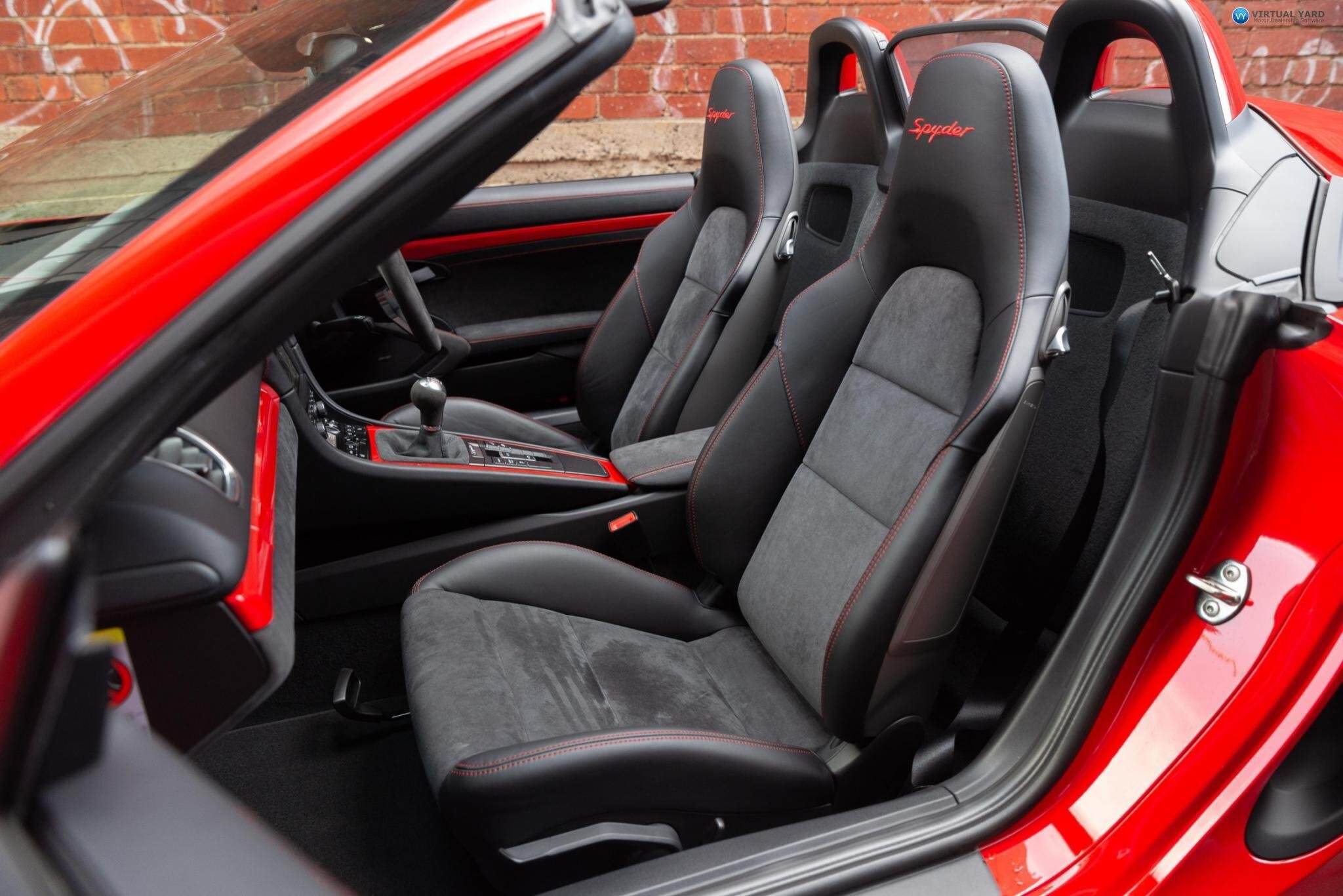 2016 Porsche Boxster 981 Spyder 2dr Man 6sp 3.8i [MY16] 