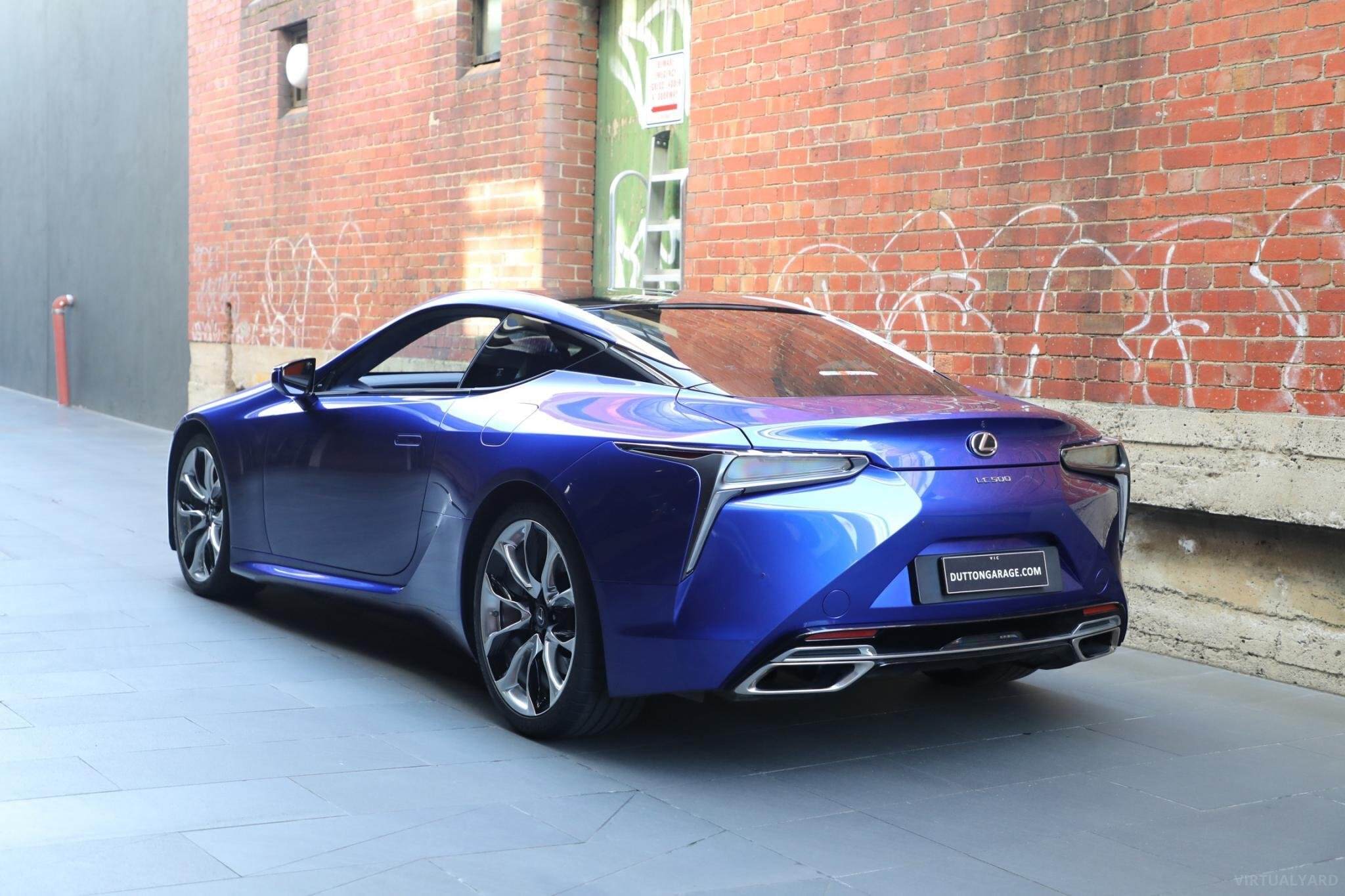 2018 Lexus LC URZ100R LC500 Morphic Blue Coupe 2dr Spts Auto 10sp, 5.0i 