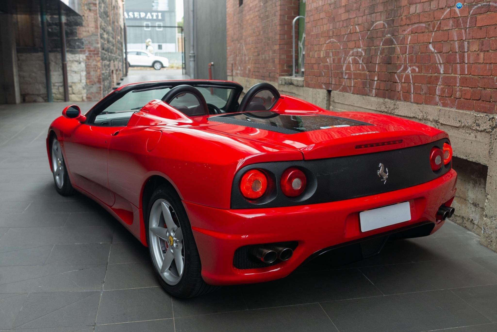 2003 Ferrari 360 Spider Convertible 2dr Man 6sp 3.6i 