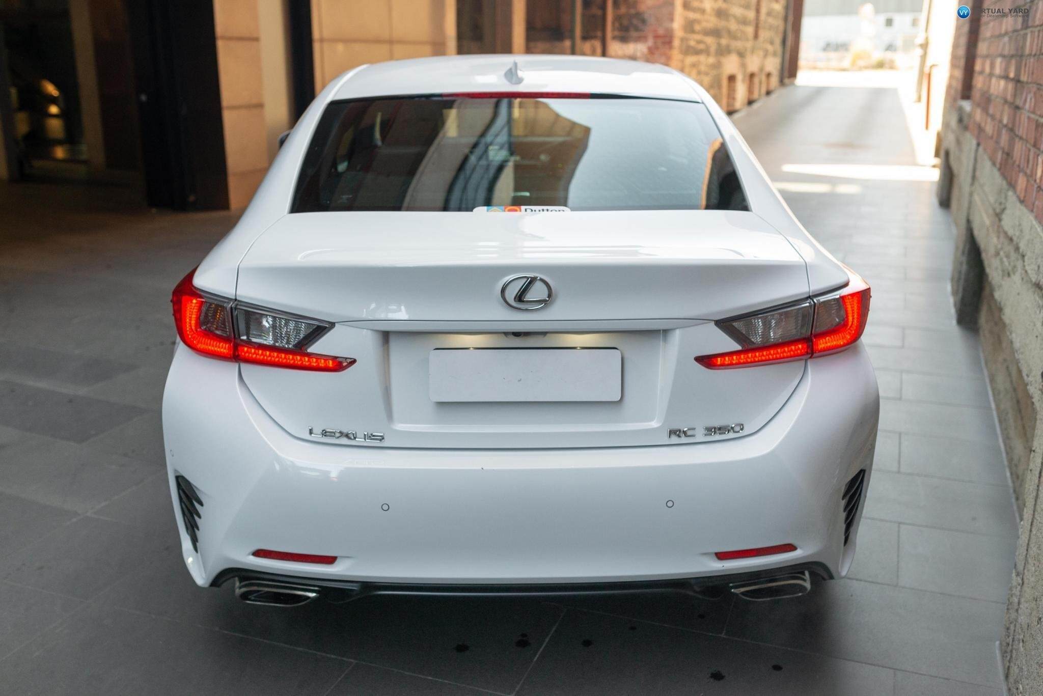 2017 Lexus RC GSC10R RC350 F Sport Coupe 2dr Spts Auto 8sp, 3.5i 