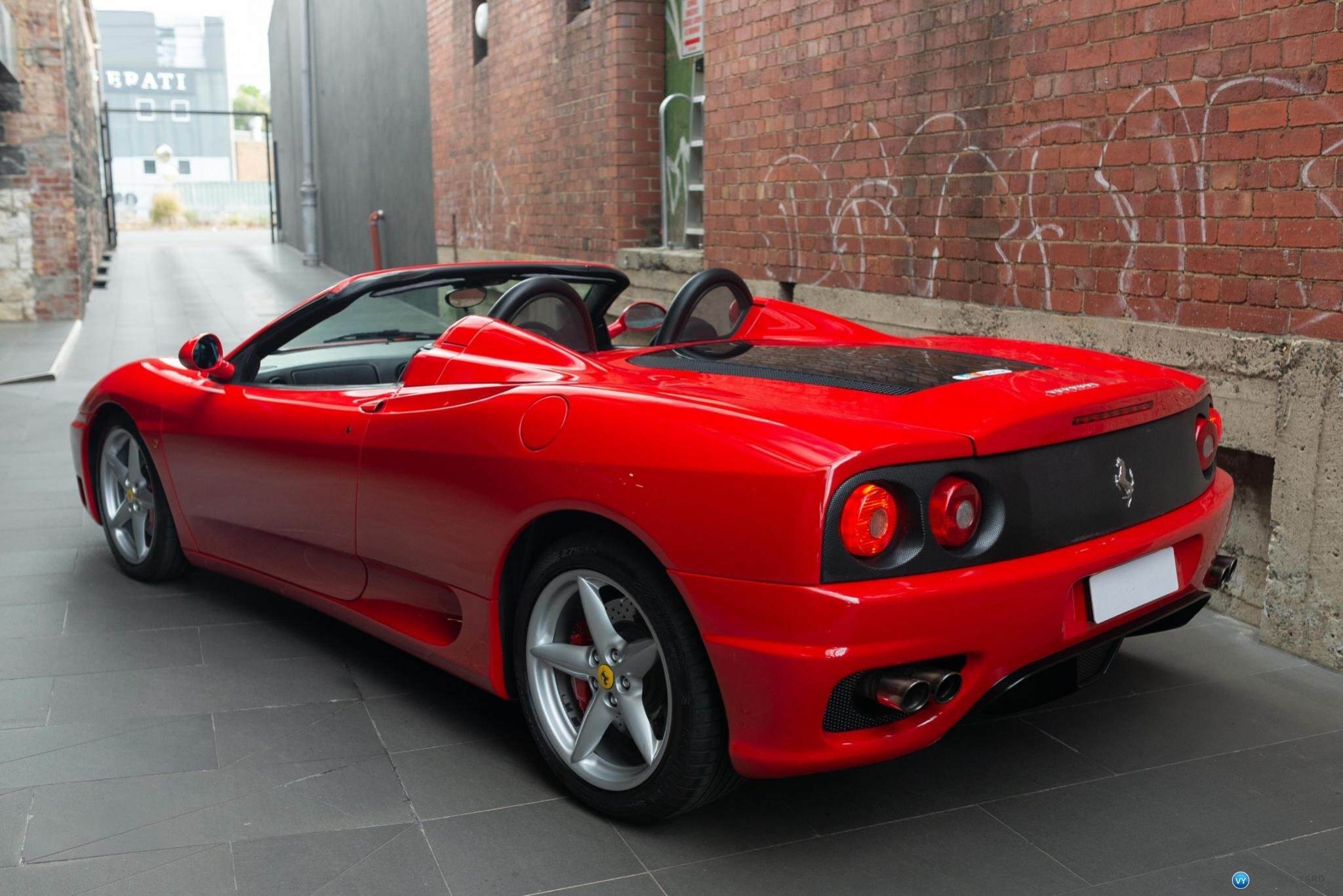 2003 Ferrari 360 Spider Convertible 2dr Man 6sp 3.6i 