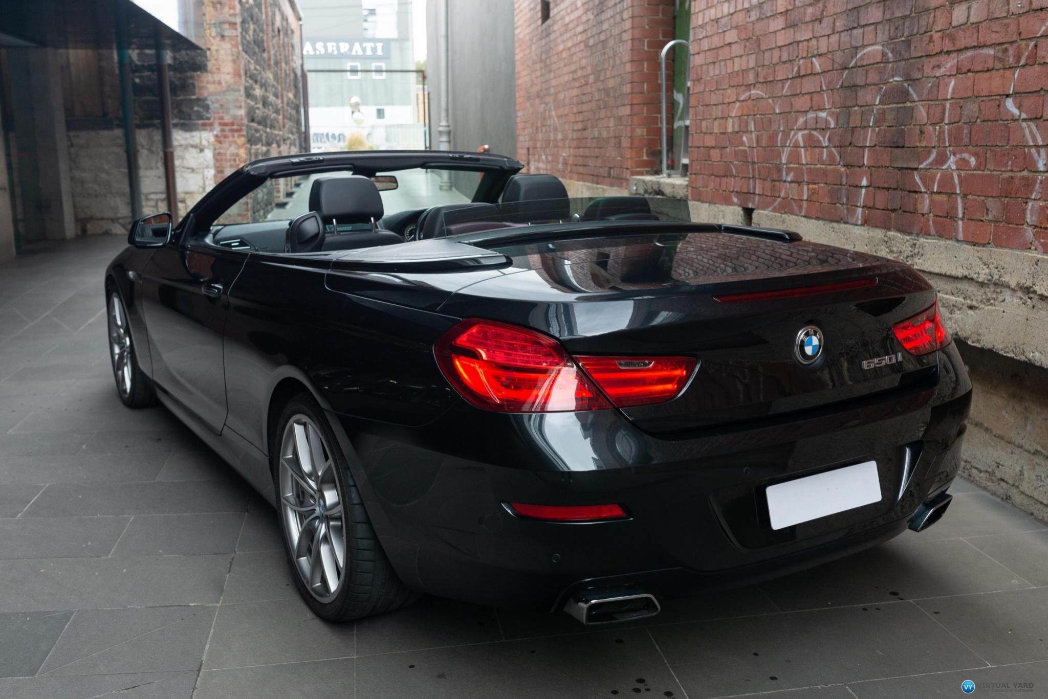 2011 BMW 6 Series F12 650i Convertible 2dr Steptronic 8sp 4.4TT [MY11] 