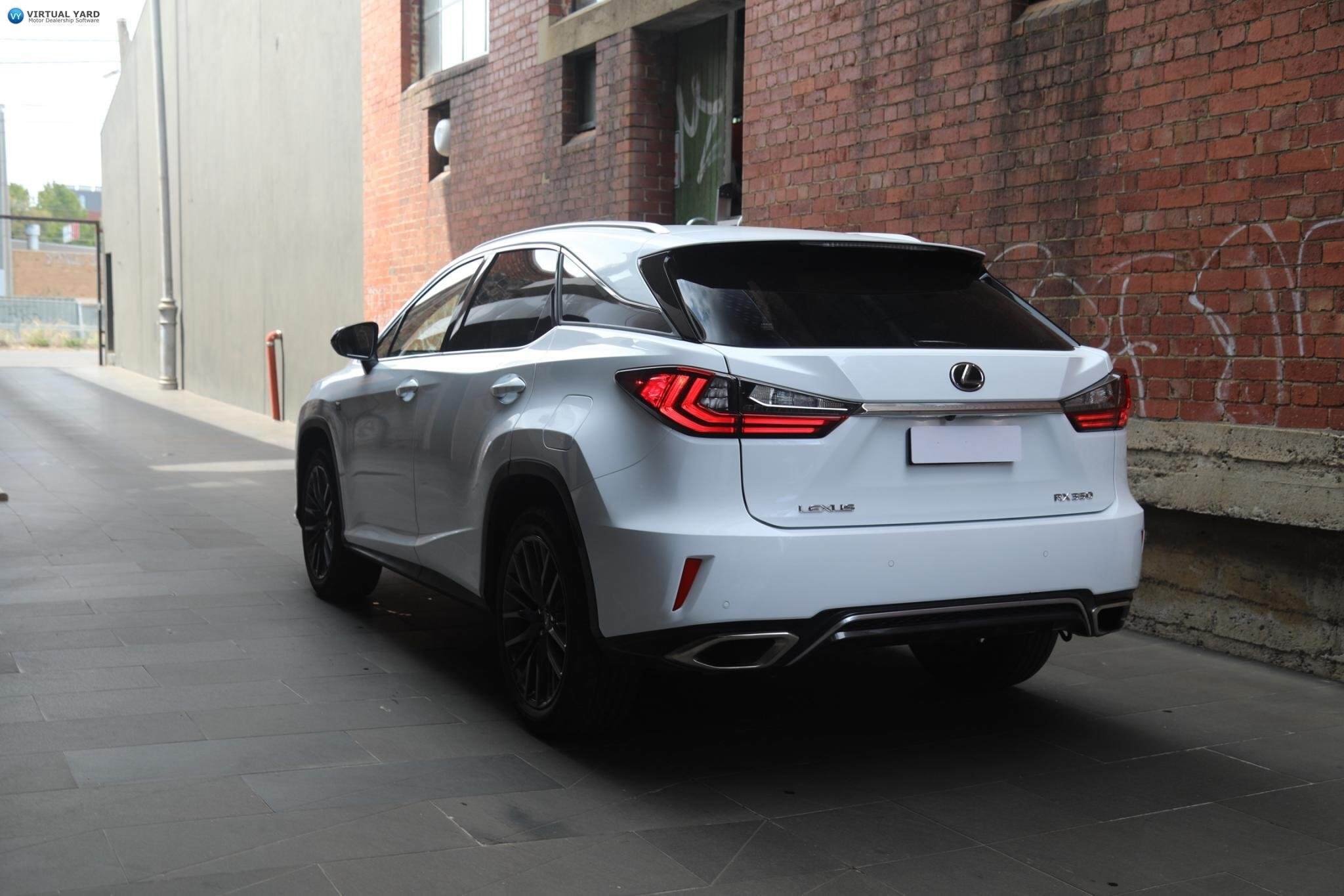 2017 Lexus RX GGL25R RX350 F Sport Wagon 5dr Spts Auto 8sp, 4x4 3.5i 