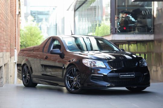 2016 Holden Special Vehicles Maloo GEN-F2 MY16 R8 SV Black Utility Extended Cab 2dr Man 6sp 6.2i 