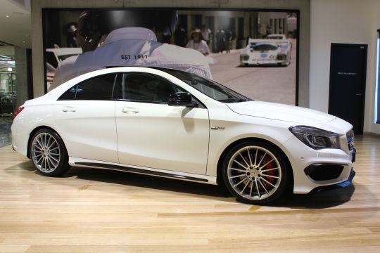 2014 MERCEDES CLA45 C117 AMG SPEEDSHIFT AWD- sold in Australia