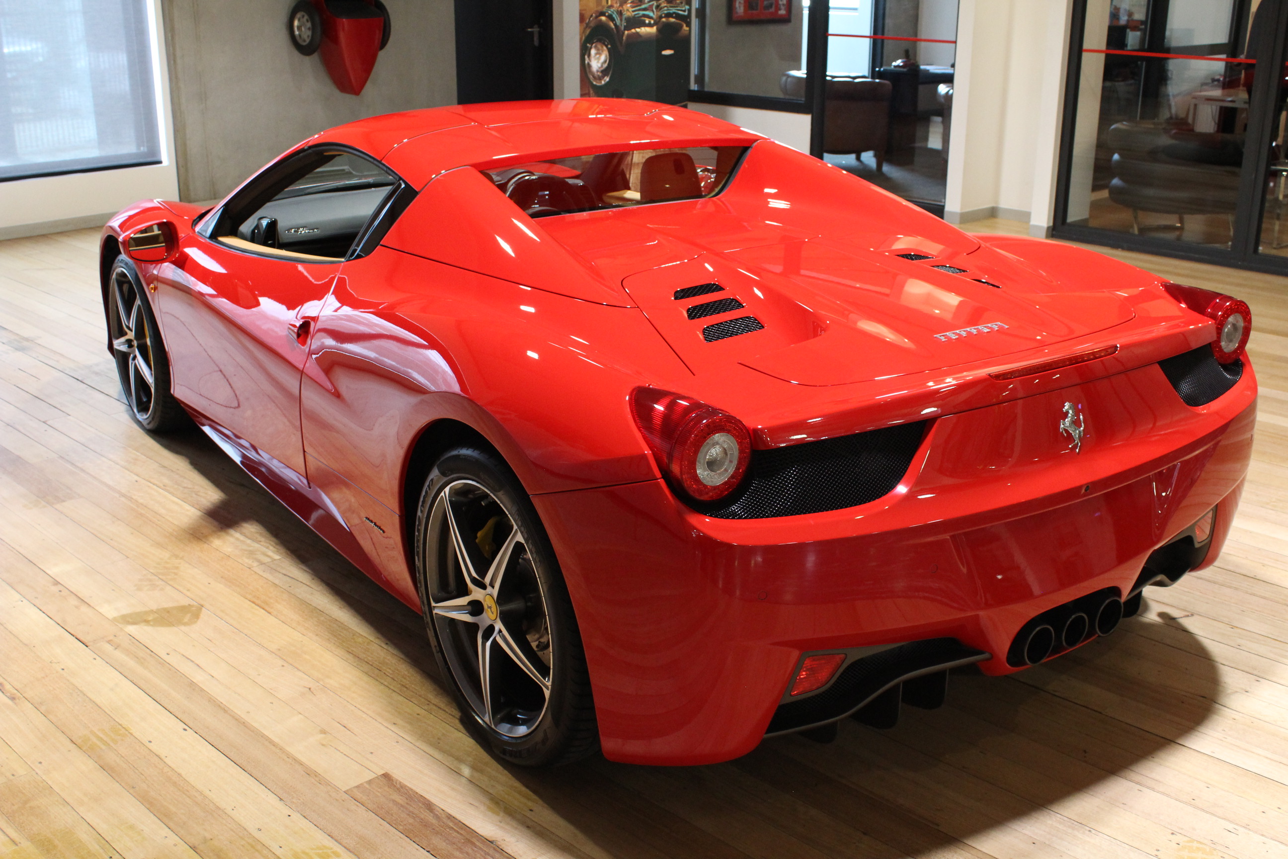 2012 Ferrari 458 Spider Convertible 2dr DCT 7sp 4.5i [Rel. Jun]
