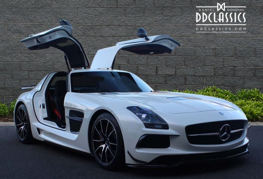 Мерседес SLS AMG белый 2015