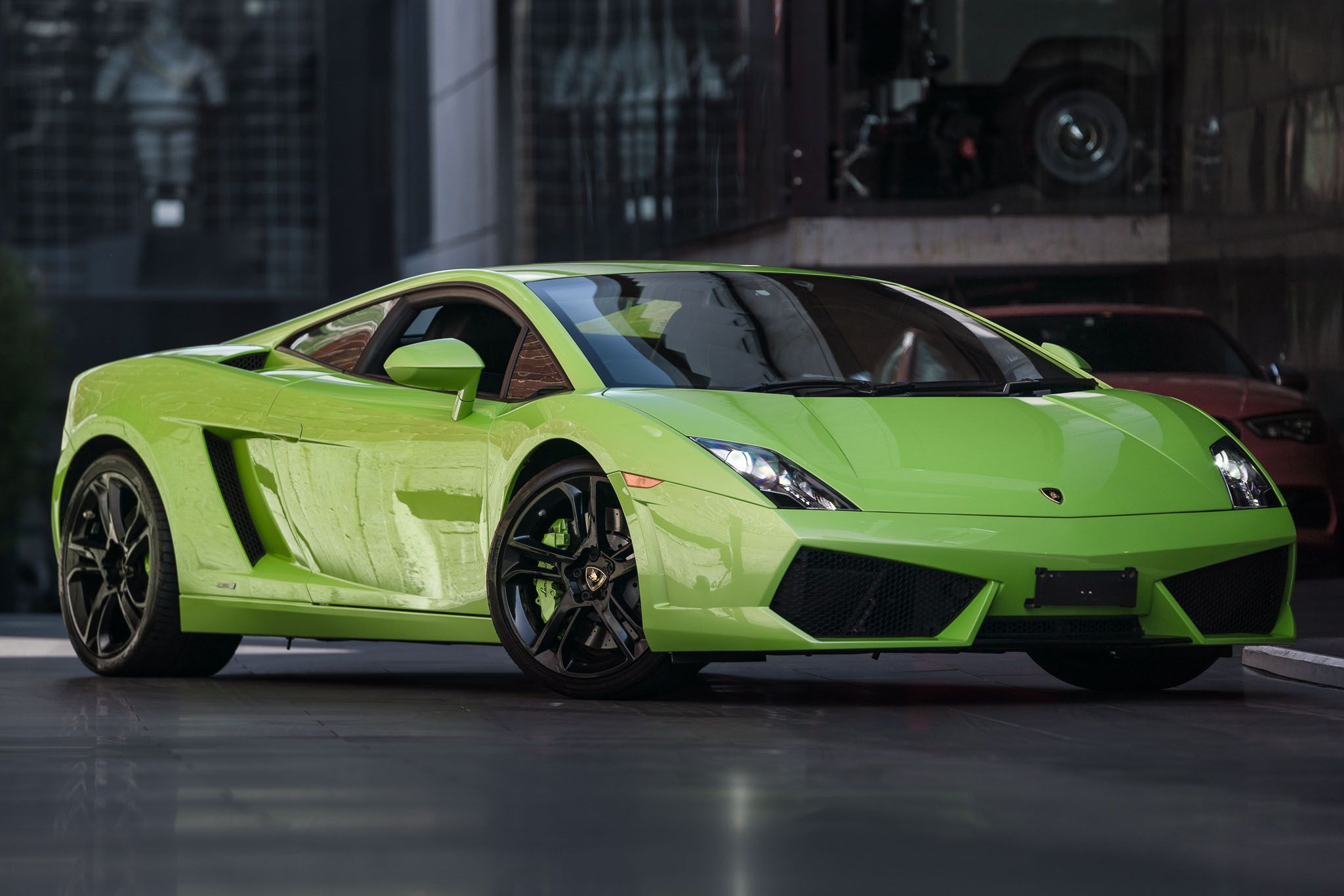 lime green gallardo