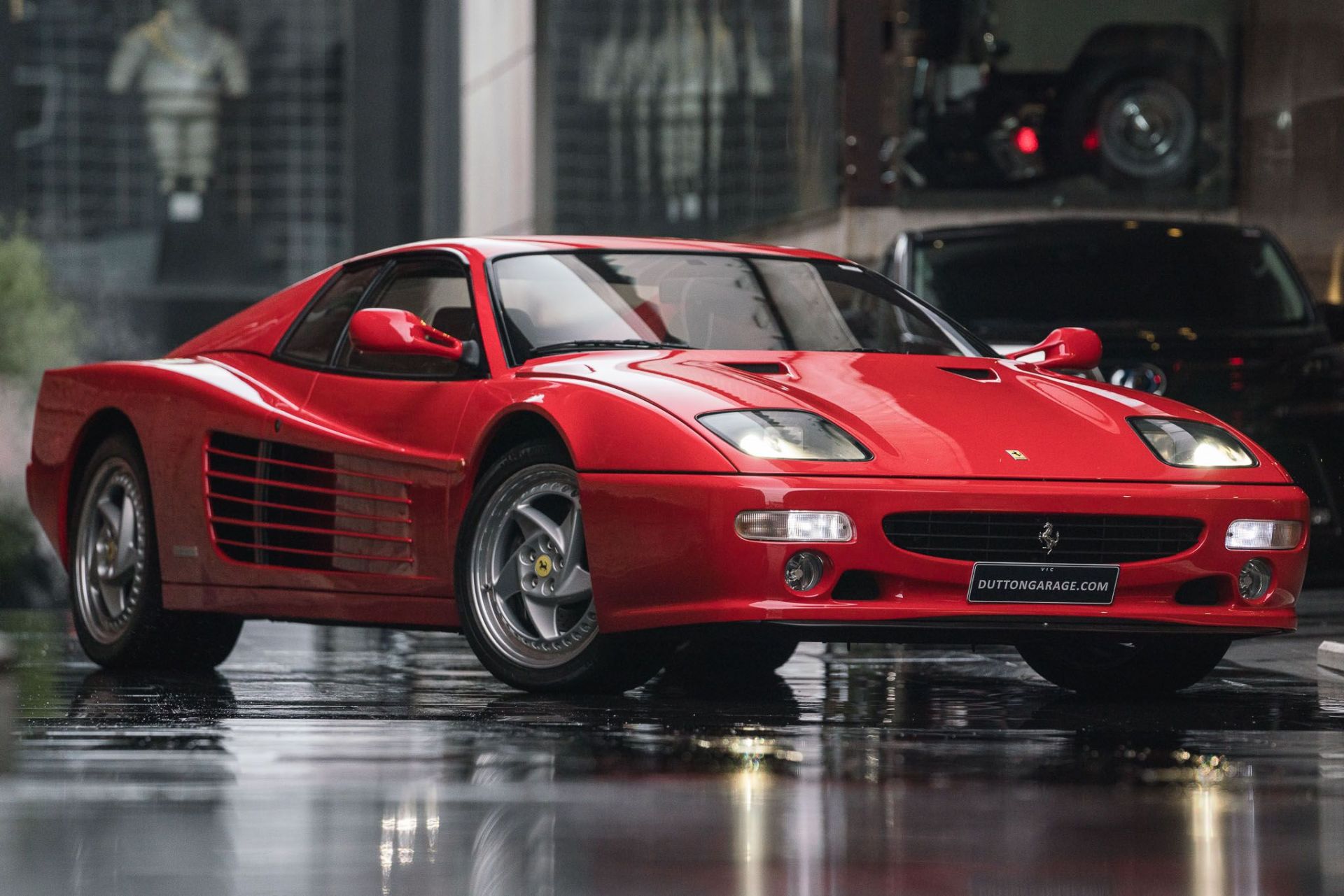 Ferrari f512m желтая